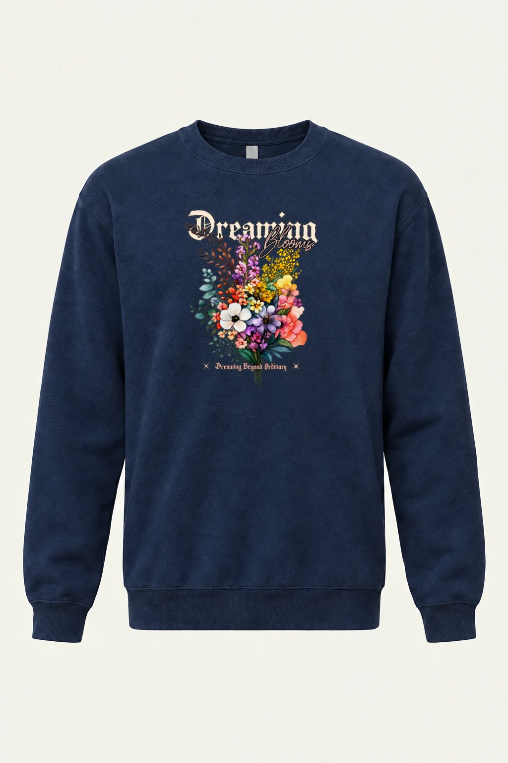 "Dreaming Blooms" Heavy Blend Unisex Crewneck Sweatshirt | Gildan 18000