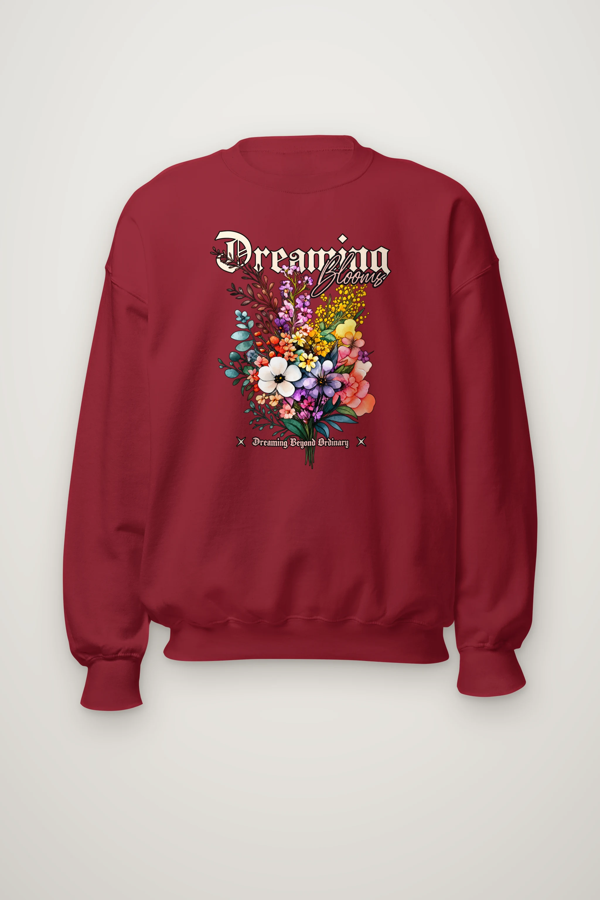 "Dreaming Blooms" Heavy Blend Unisex Crewneck Sweatshirt