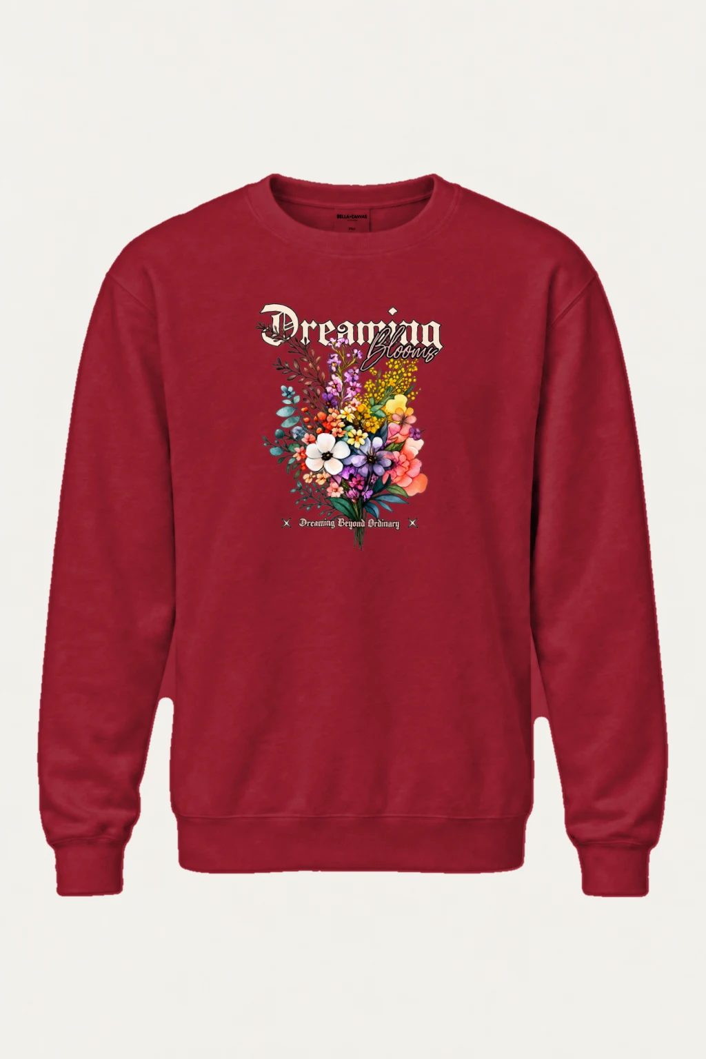 "Dreaming Blooms" Heavy Blend Unisex Crewneck Sweatshirt | Gildan 18000