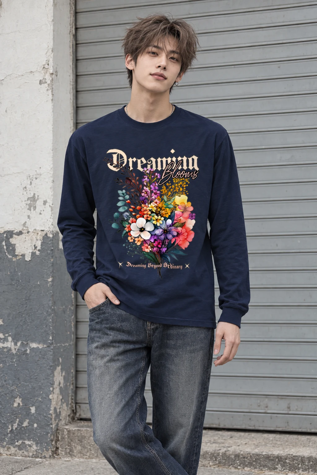 "Dreaming Blooms" Unisex Longsleeve T-shirt