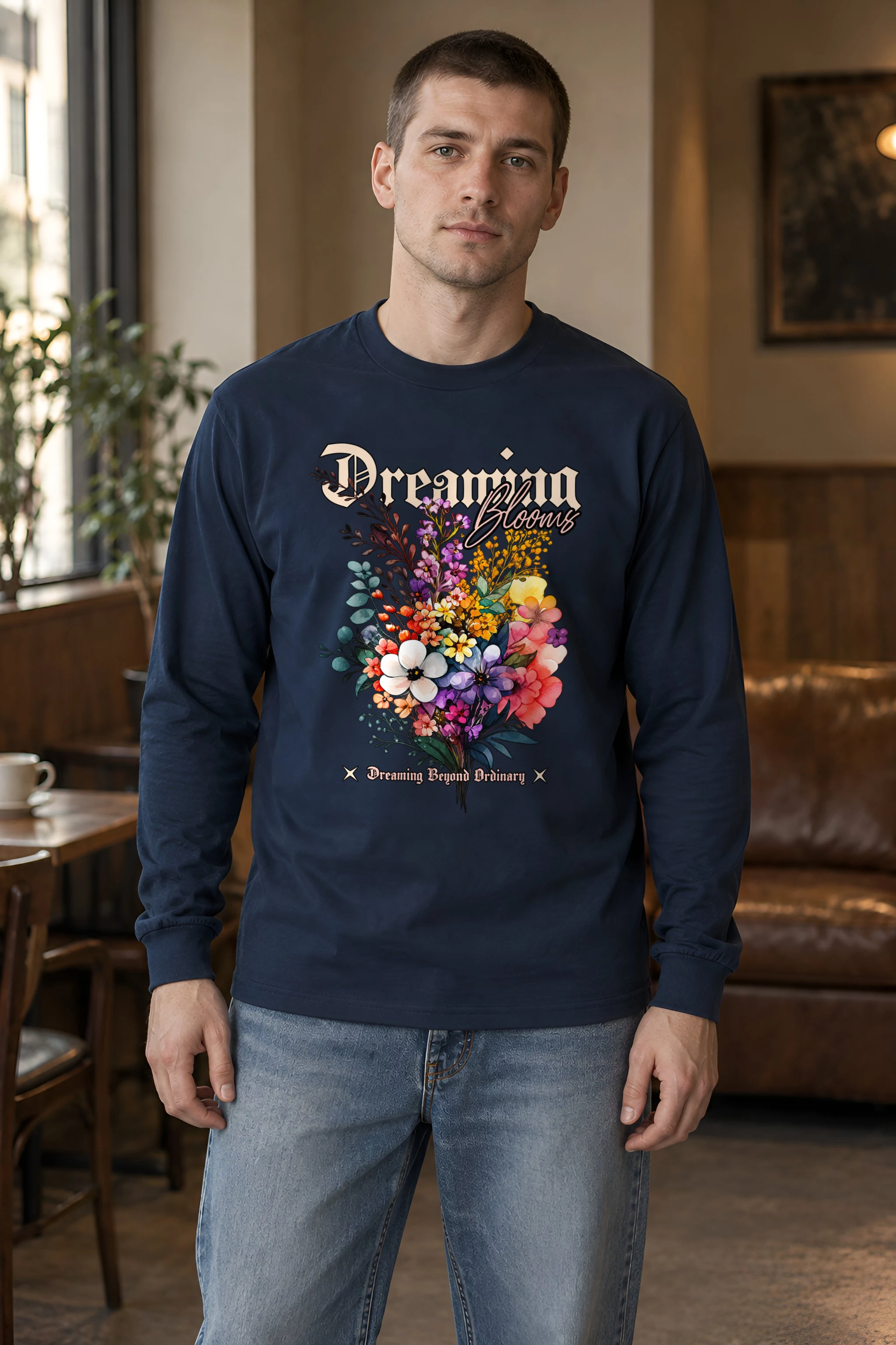 "Dreaming Blooms" Unisex Longsleeve T-shirt