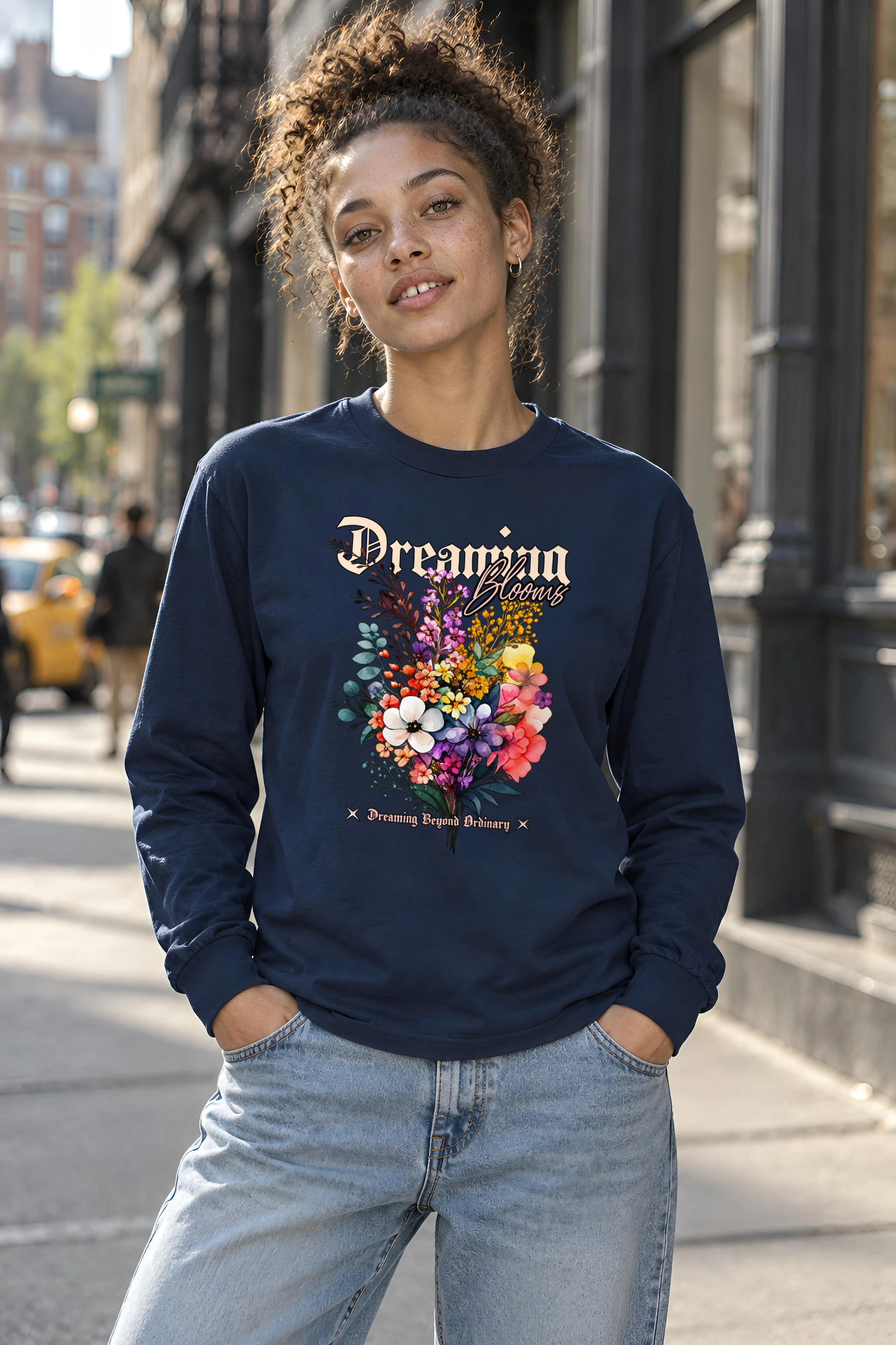 "Dreaming Blooms" Unisex Longsleeve T-shirt