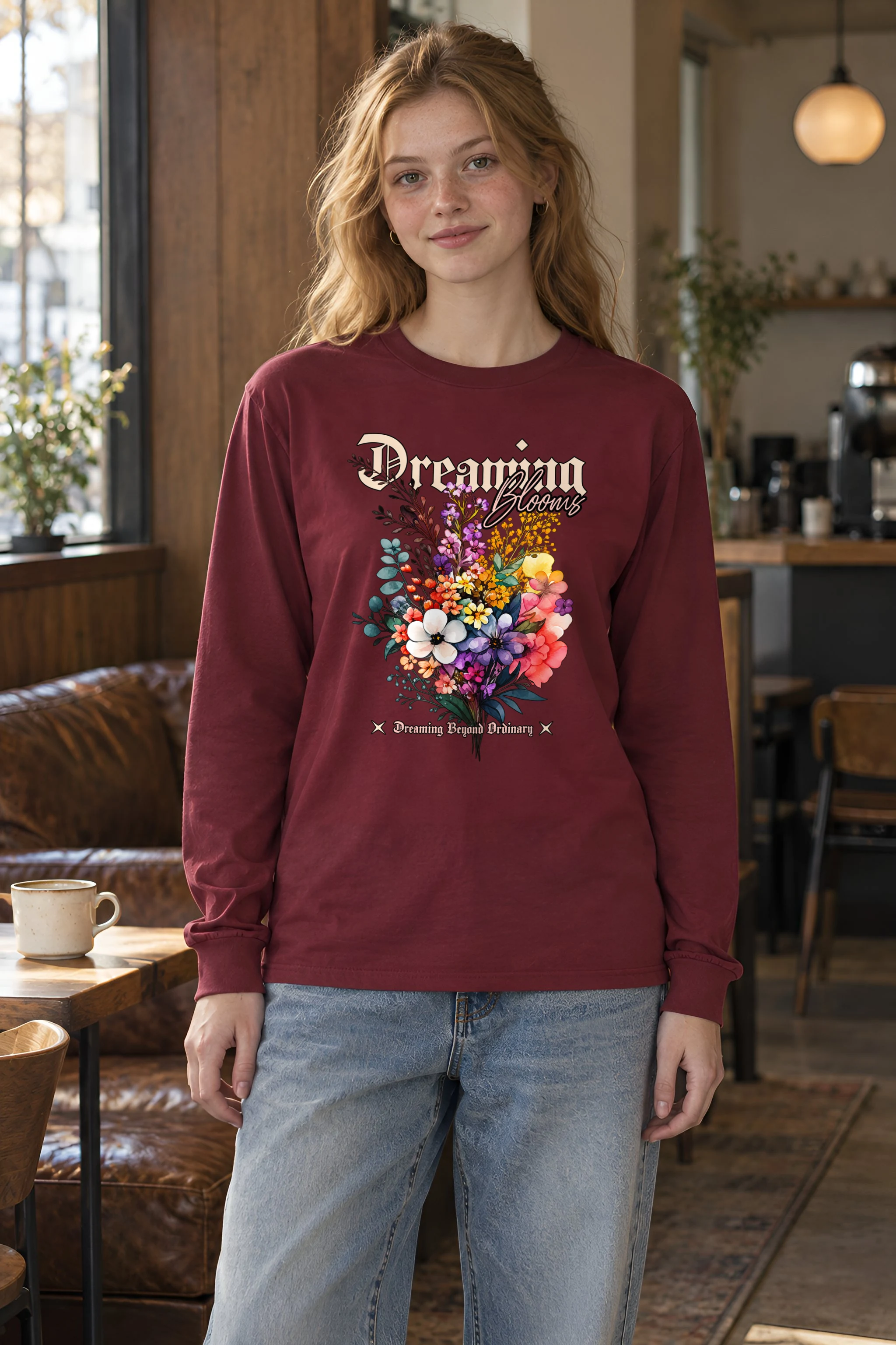 "Dreaming Blooms" Unisex Longsleeve T-shirt