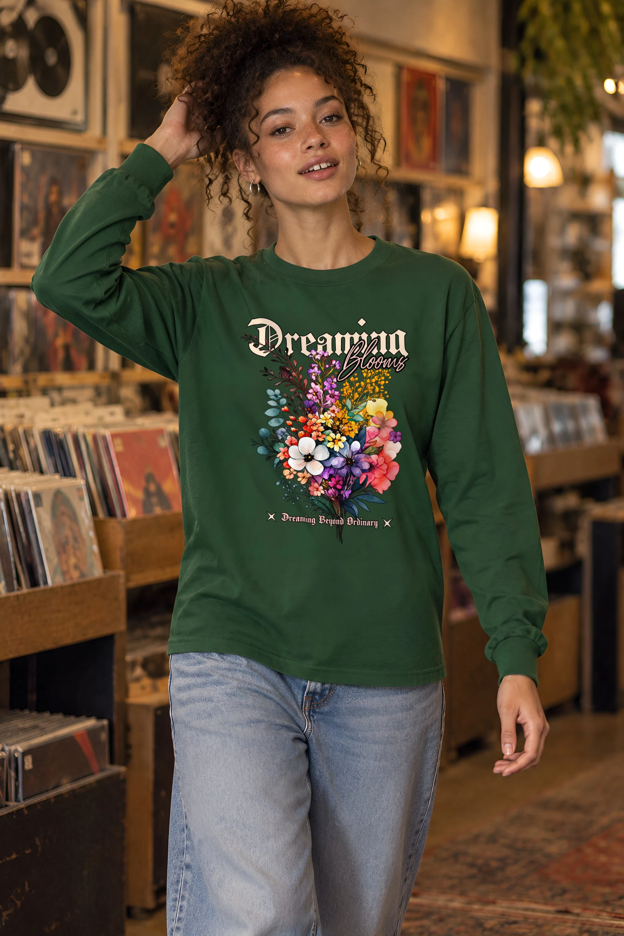 "Dreaming Blooms" Unisex Longsleeve T-shirt