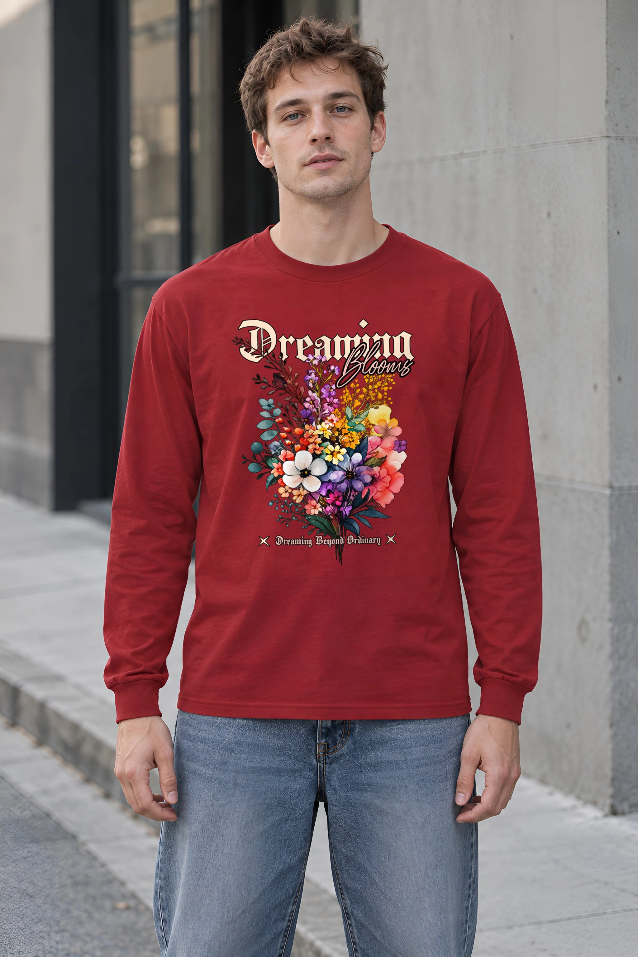 "Dreaming Blooms" Unisex Longsleeve T-shirt