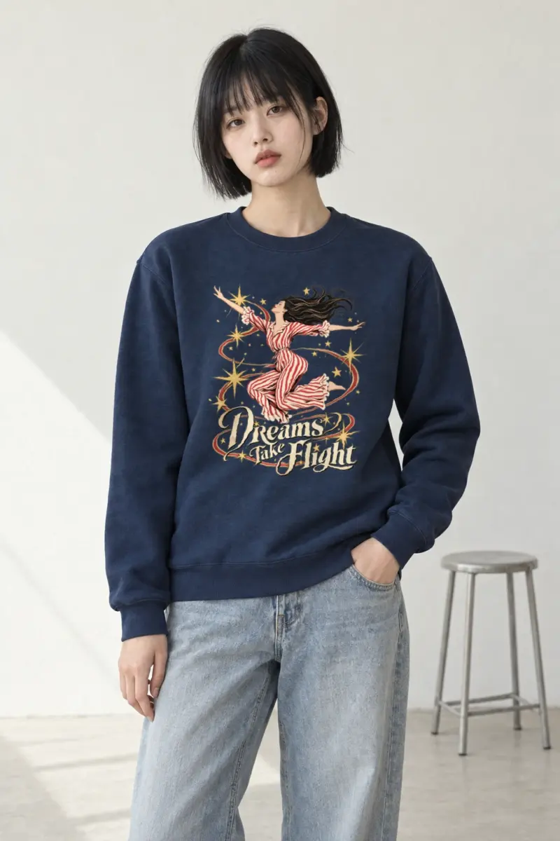 "Dreams Take Flight" Heavy Blend Unisex Crewneck Sweatshirt