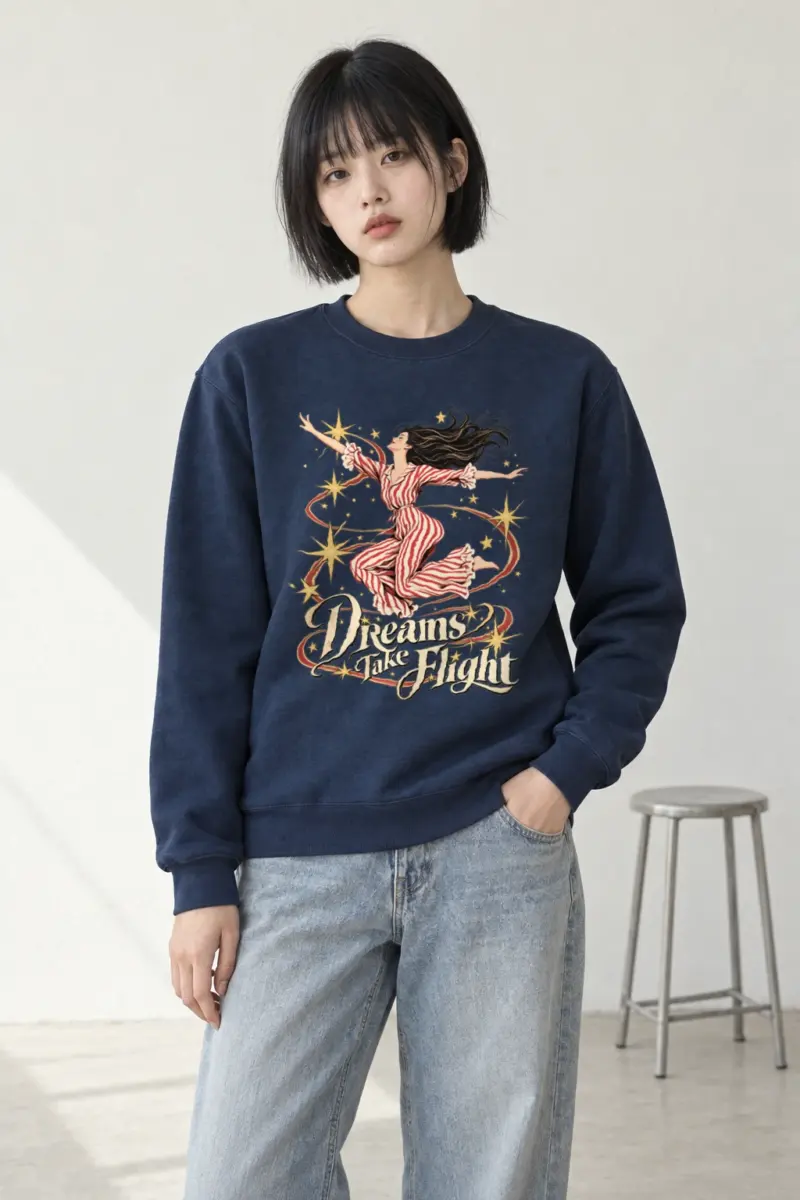 "Dreams Take Flight" Heavy Blend Unisex Crewneck Sweatshirt