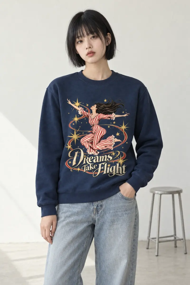 "Dreams Take Flight" Heavy Blend Unisex Crewneck Sweatshirt