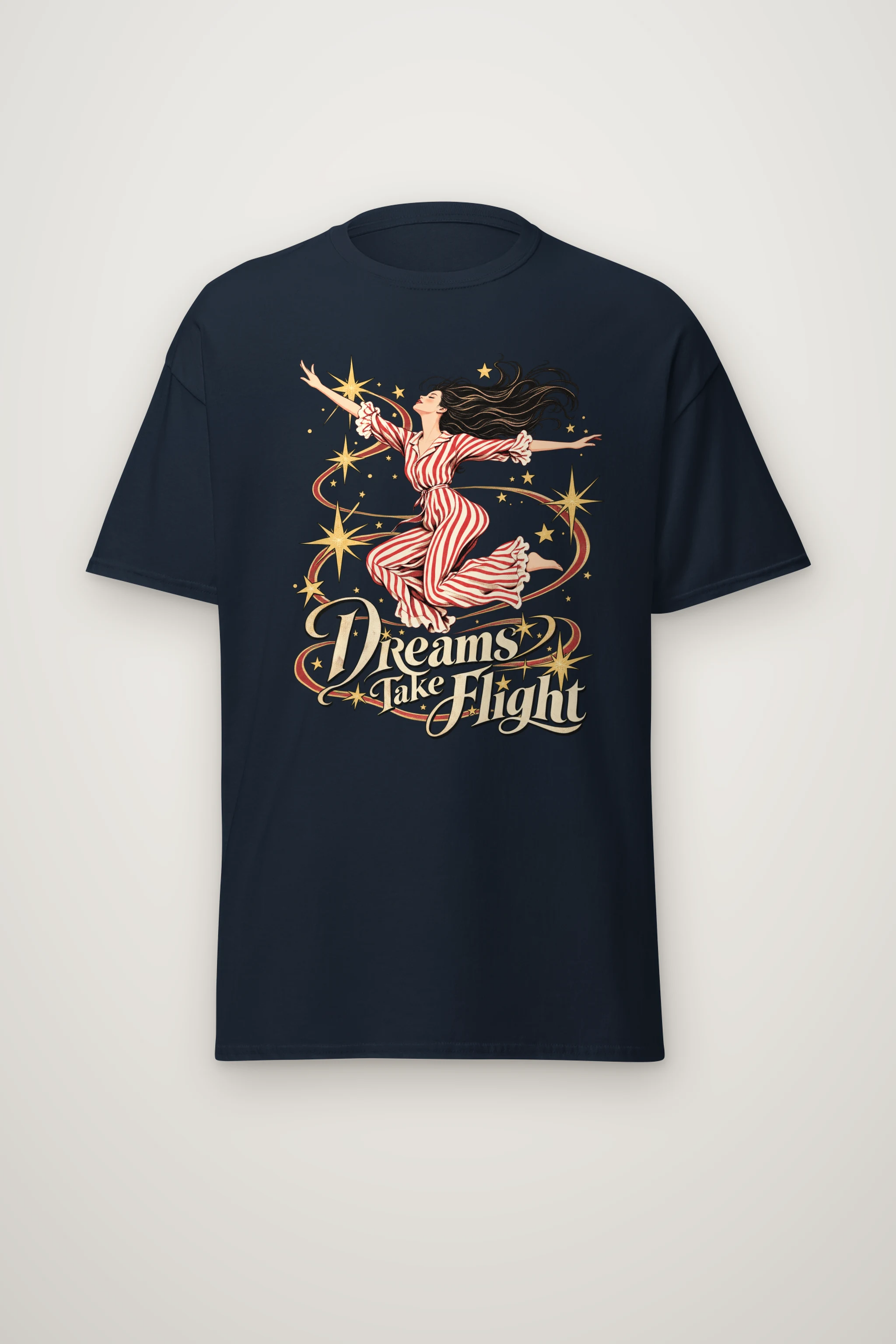 "Dreams Take Flight" Heavyweight Unisex Crewneck T-shirt