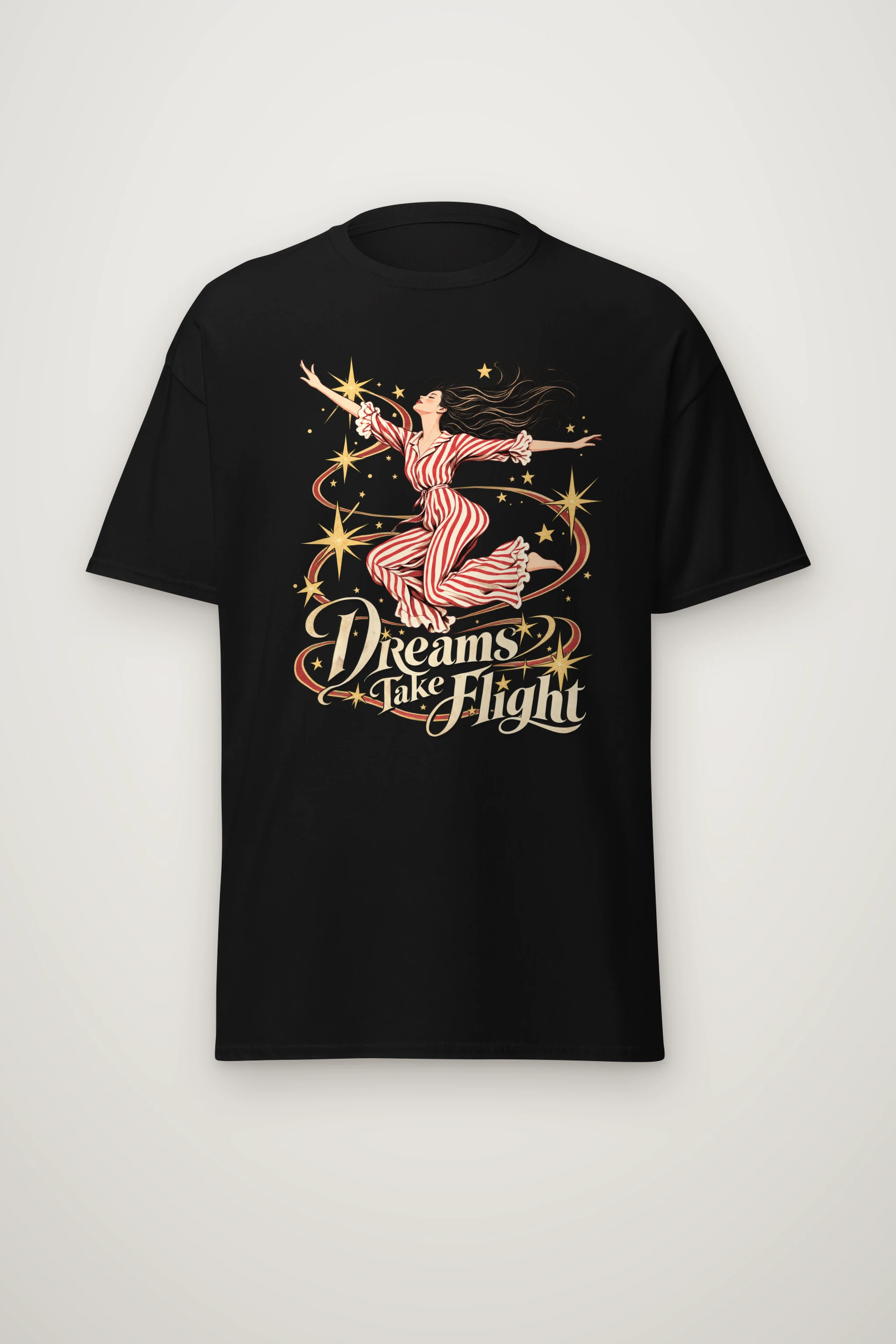 "Dreams Take Flight" Heavyweight Unisex Crewneck T-shirt
