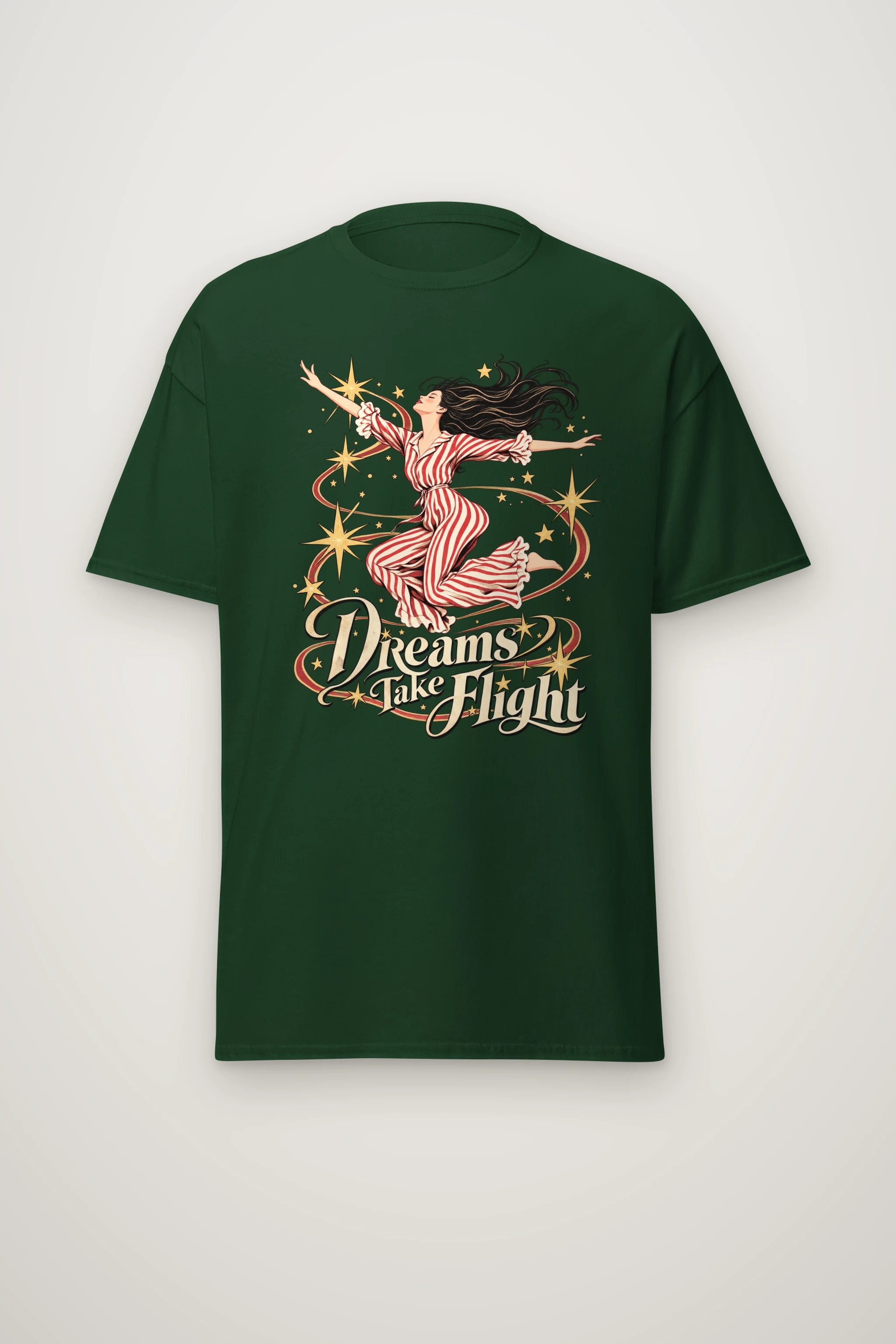 "Dreams Take Flight" Heavyweight Unisex Crewneck T-shirt