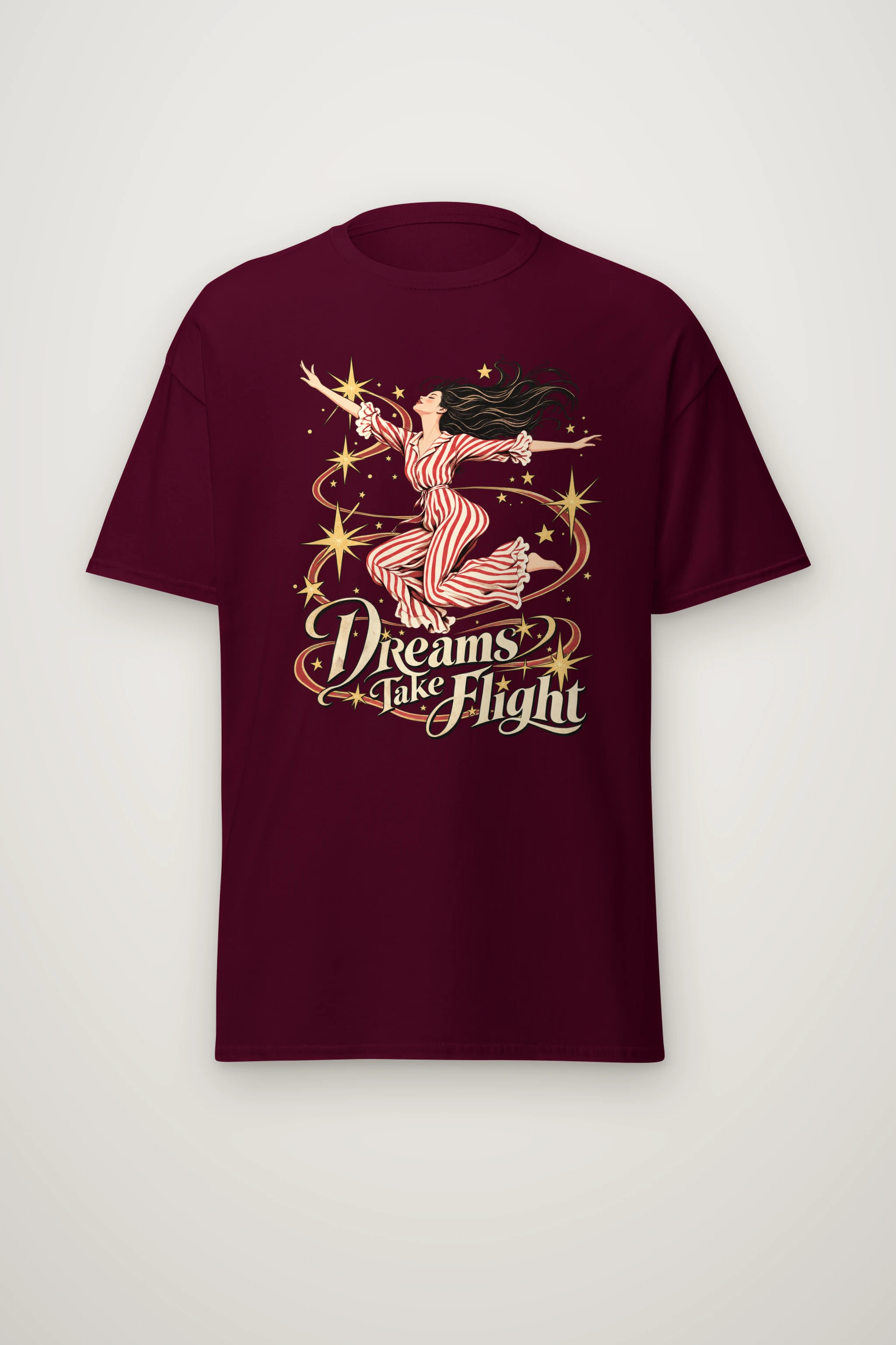 "Dreams Take Flight" Heavyweight Unisex Crewneck T-shirt