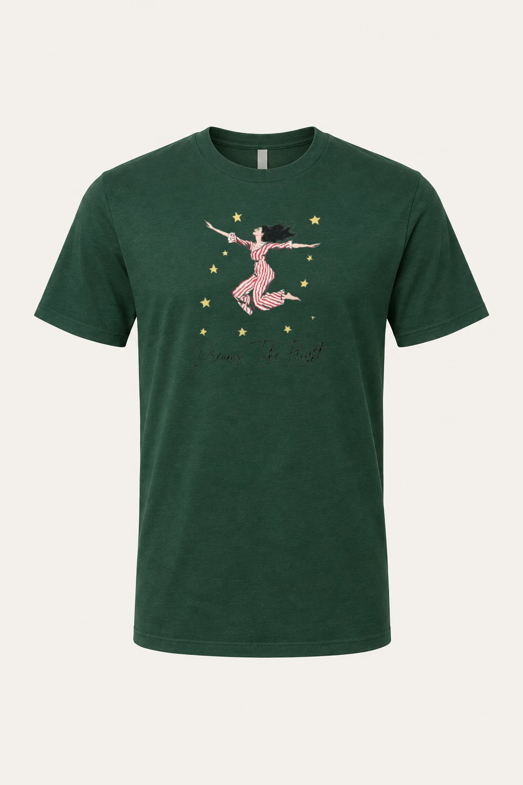 "Dreams Take Flight" Heavyweight Unisex Crewneck T-shirt | Gildan 5000