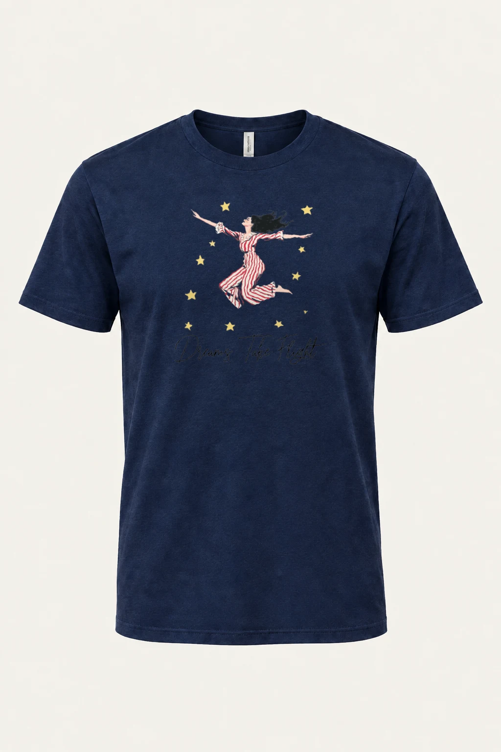 "Dreams Take Flight" Heavyweight Unisex Crewneck T-shirt | Gildan 5000