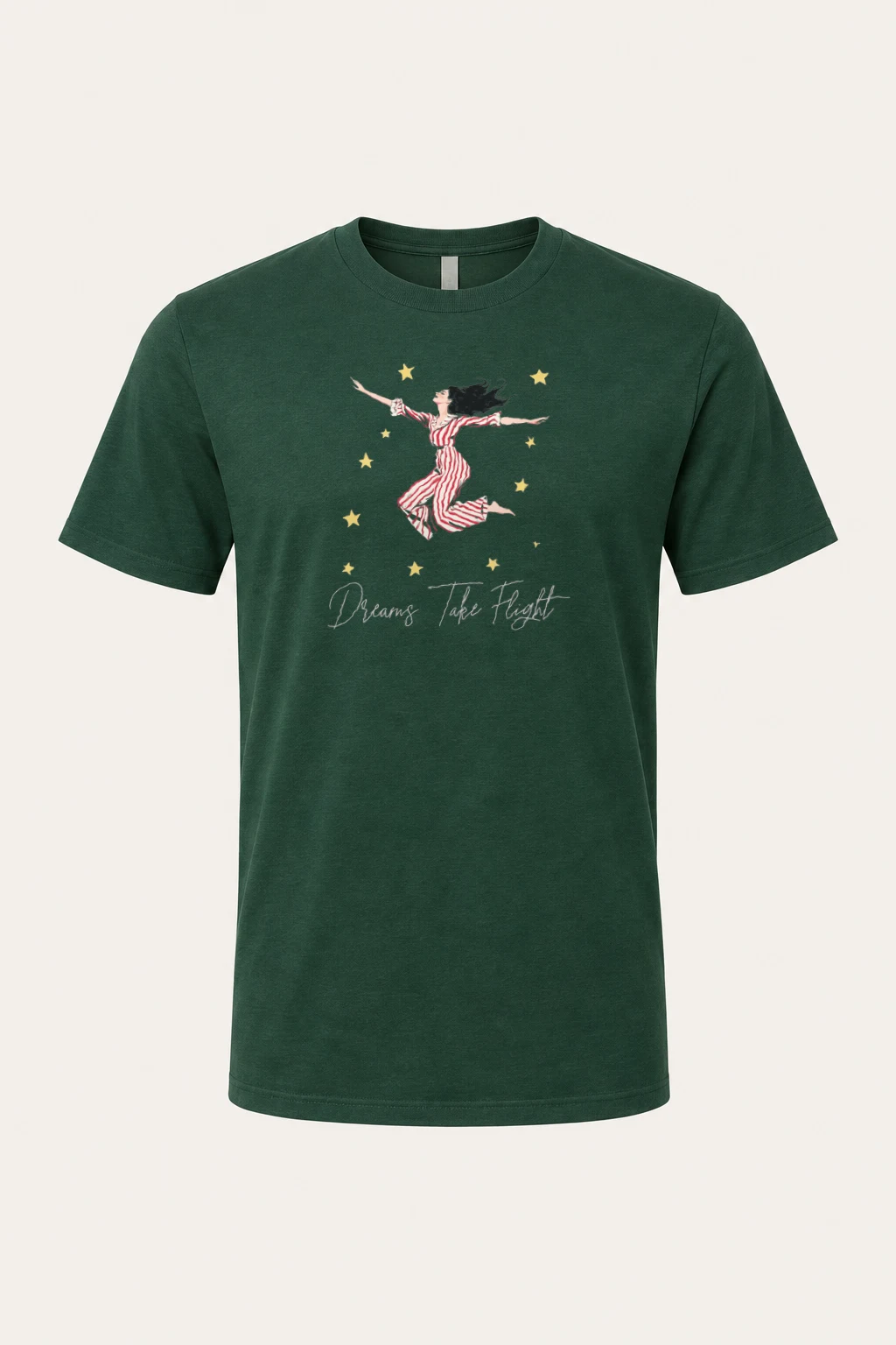 "Dreams Take Flight" Heavyweight Unisex Crewneck T-shirt | Gildan 5000