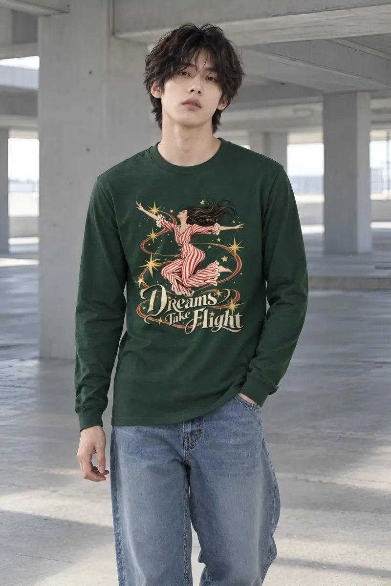 "Dreams Take Flight" Unisex Longsleeve T-shirt