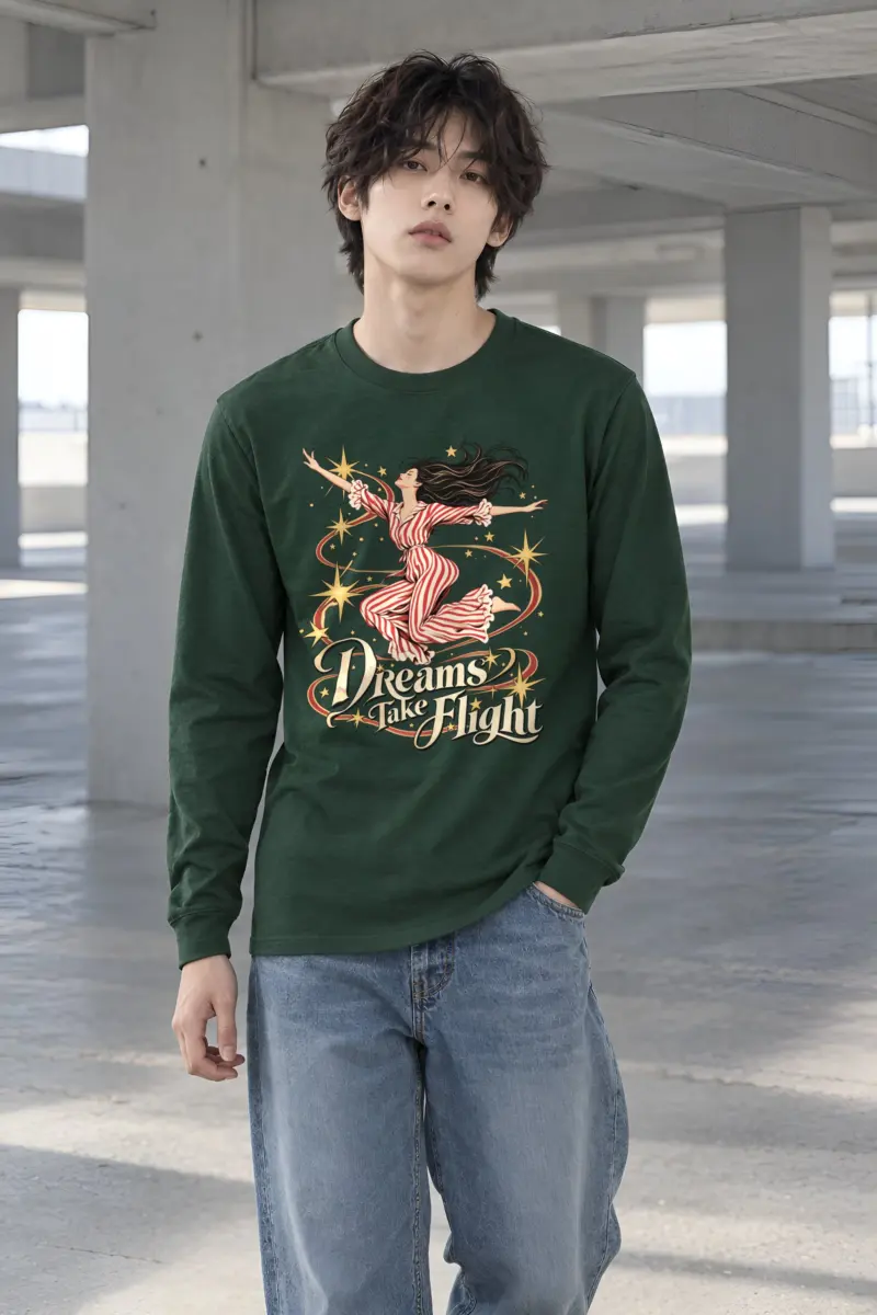 "Dreams Take Flight" Unisex Longsleeve T-shirt