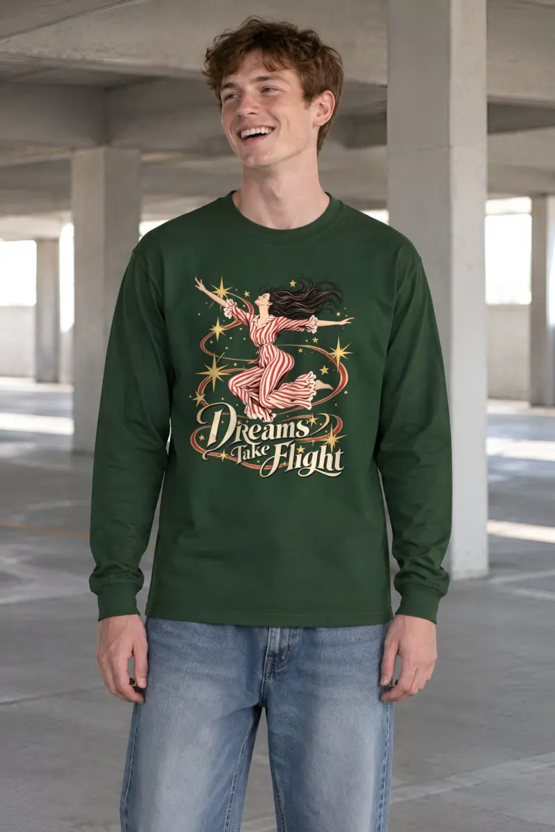 "Dreams Take Flight" Unisex Longsleeve T-shirt