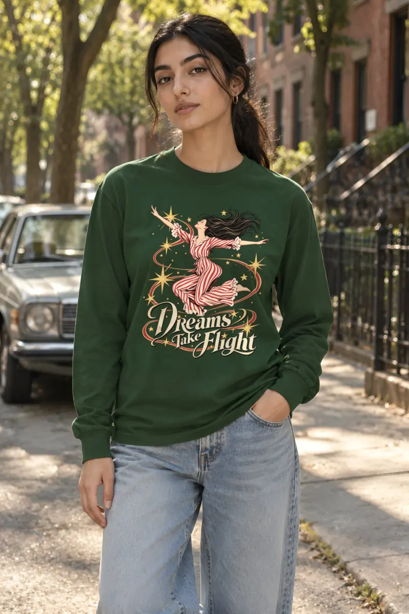 "Dreams Take Flight" Unisex Longsleeve T-shirt