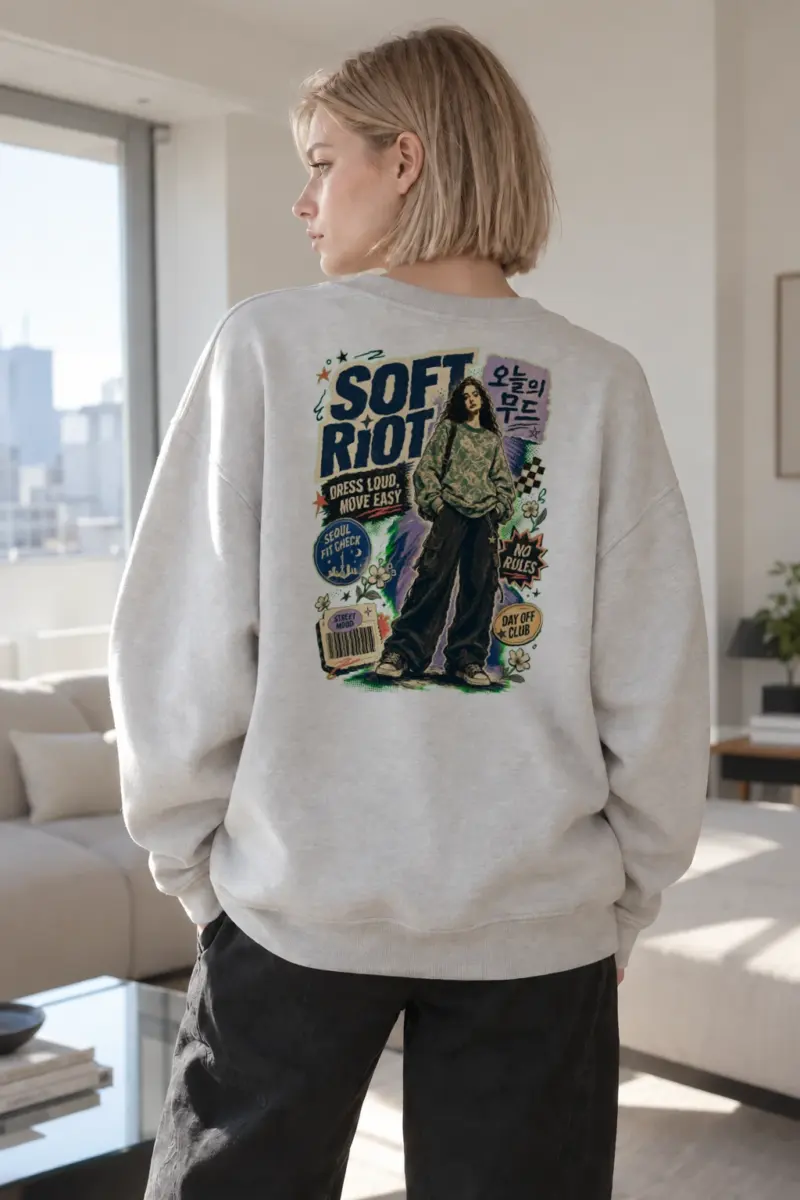 “Dress Loud” Heavy Blend Unisex Crewneck Sweatshirt | Gildan 18000