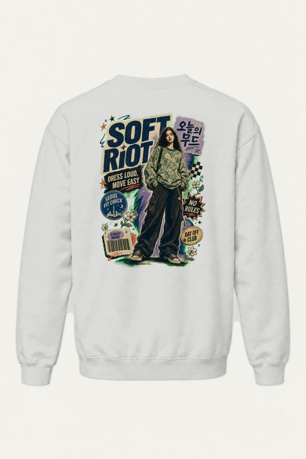 "Dress Loud" Heavy Blend Unisex Crewneck Sweatshirt | Gildan 18000