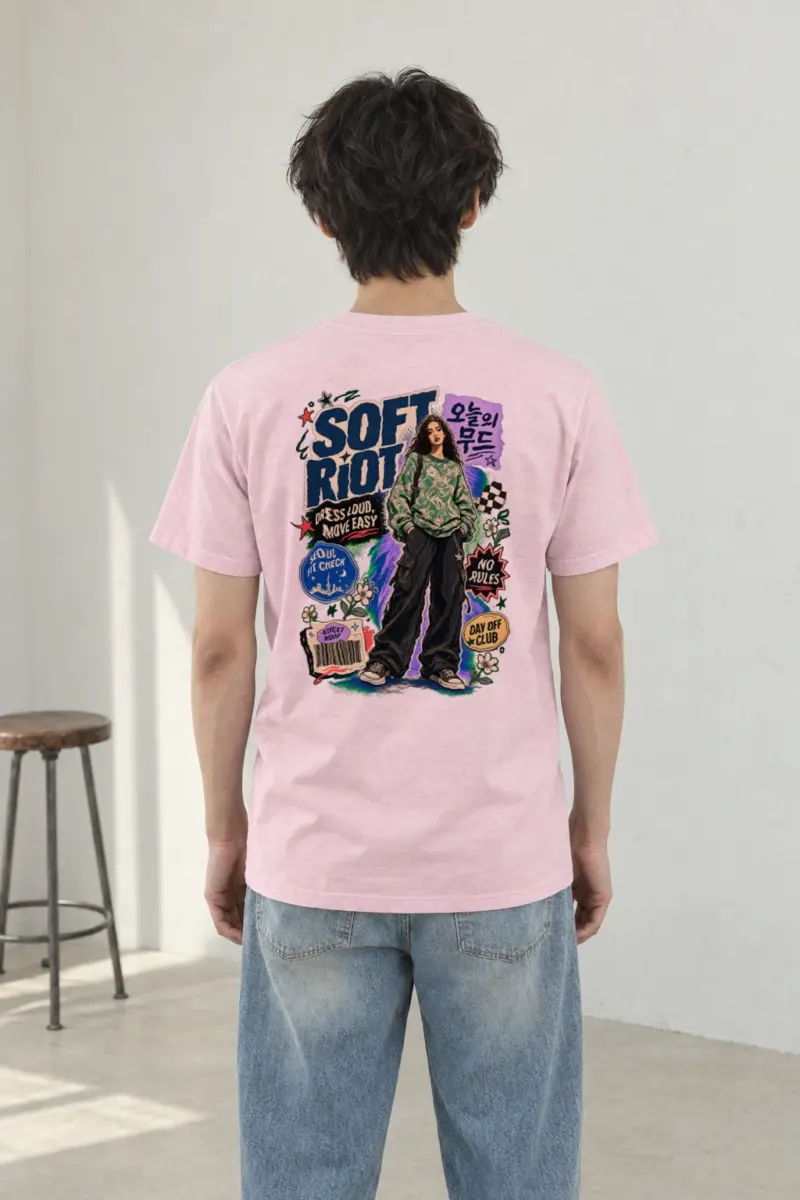 "Dress Loud Move Easy" Heavyweight Unisex Crewneck T-shirt