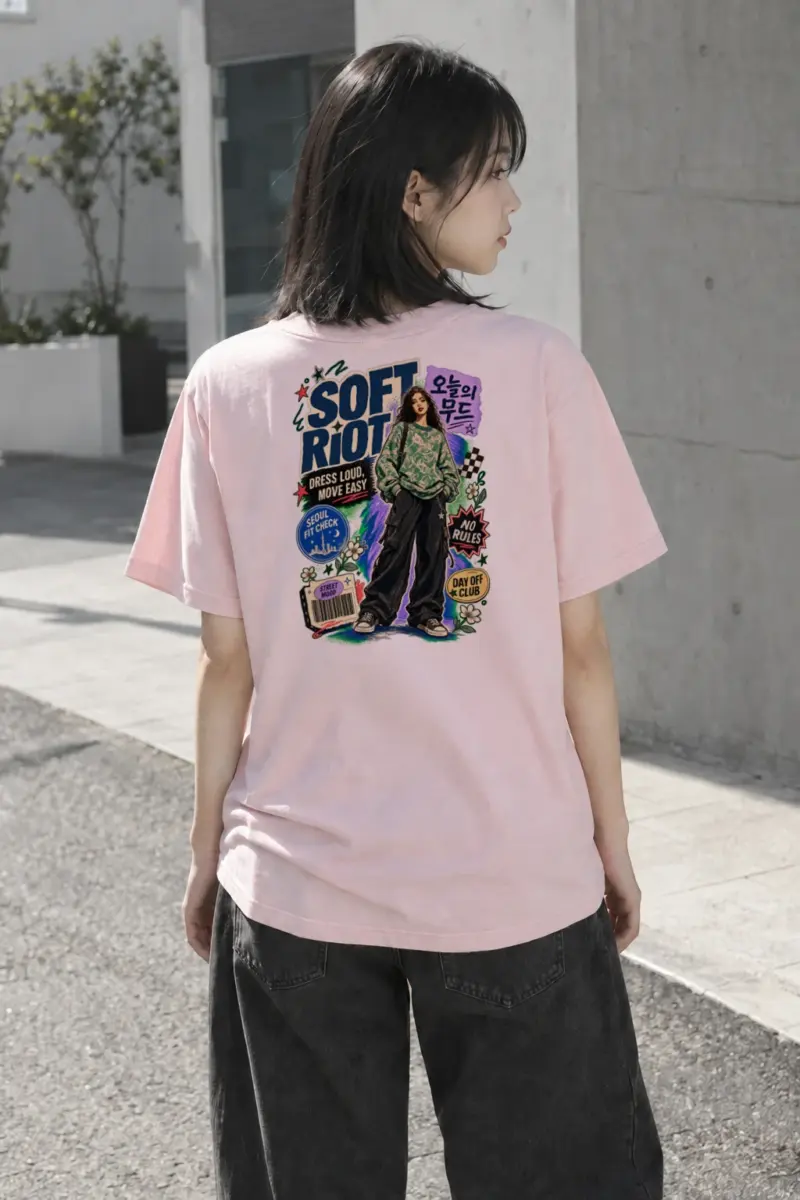 "Dress Loud Move Easy" Heavyweight Unisex Crewneck T-shirt | Gildan 5000