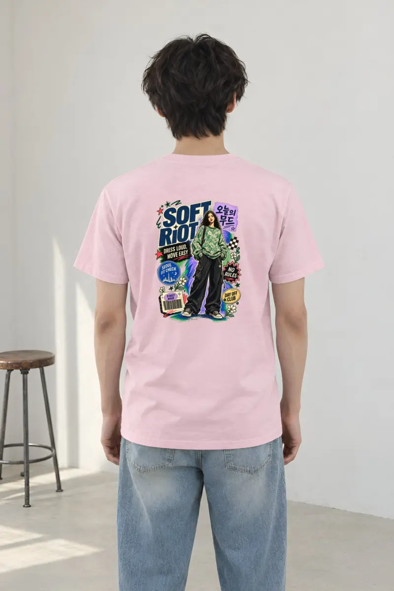 "Dress Loud Move Easy" Heavyweight Unisex Crewneck T-shirt