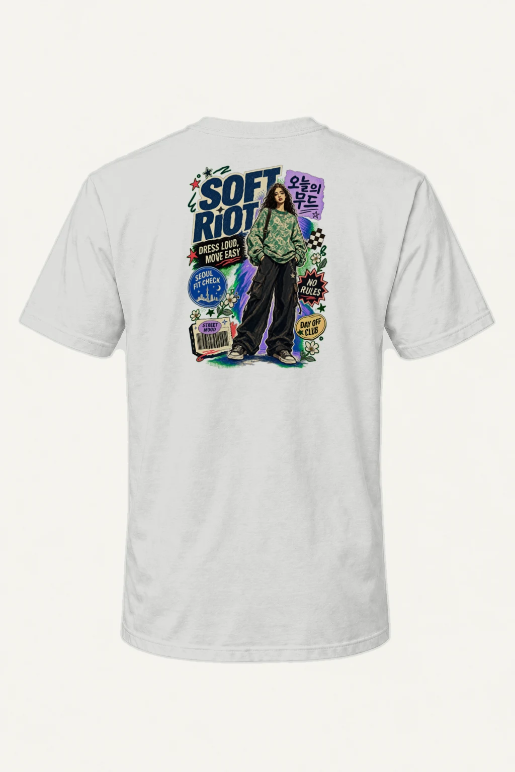 "Dress Loud Move Easy" Heavyweight Unisex Crewneck T-shirt | Gildan 5000