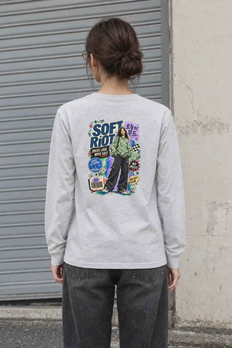 "Dress Loud Move Easy" Unisex Longsleeve T-shirt