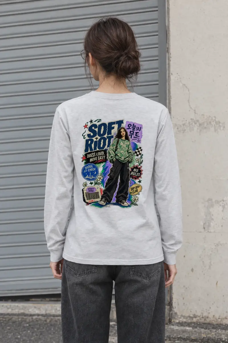 "Dress Loud Move Easy" Unisex Longsleeve T-shirt