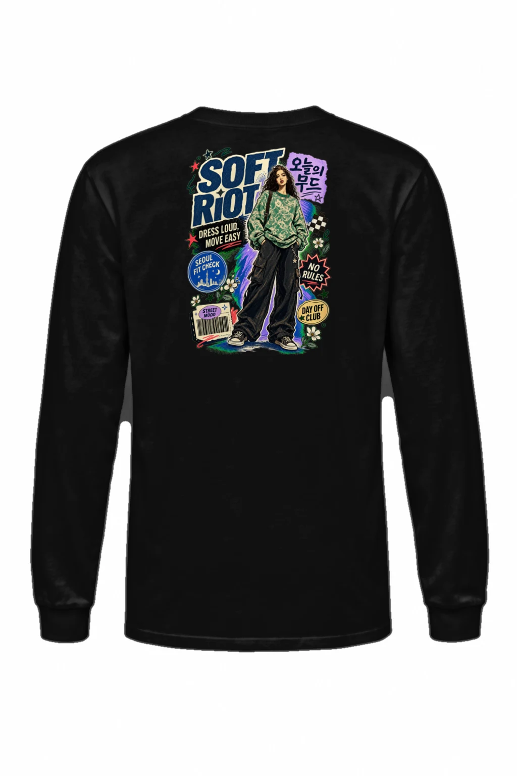 "Dress Loud Move Easy" Unisex Longsleeve T-shirt | Gildan 2400