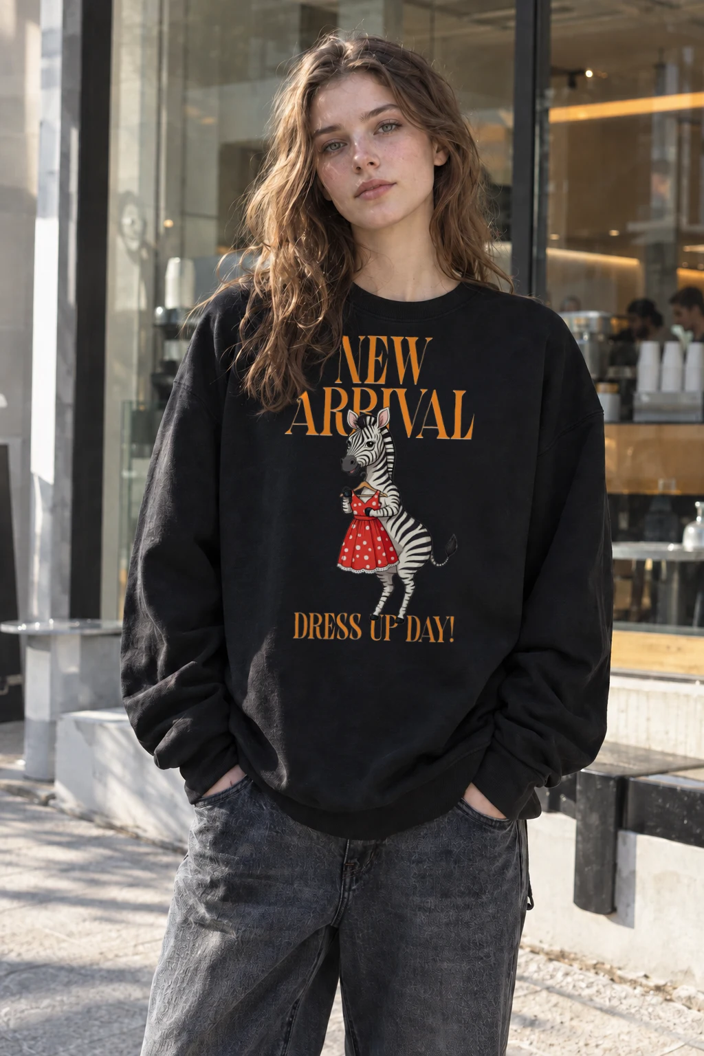 "Dress Up Day" Heavy Blend Unisex Crewneck Sweatshirt | Gildan 18000