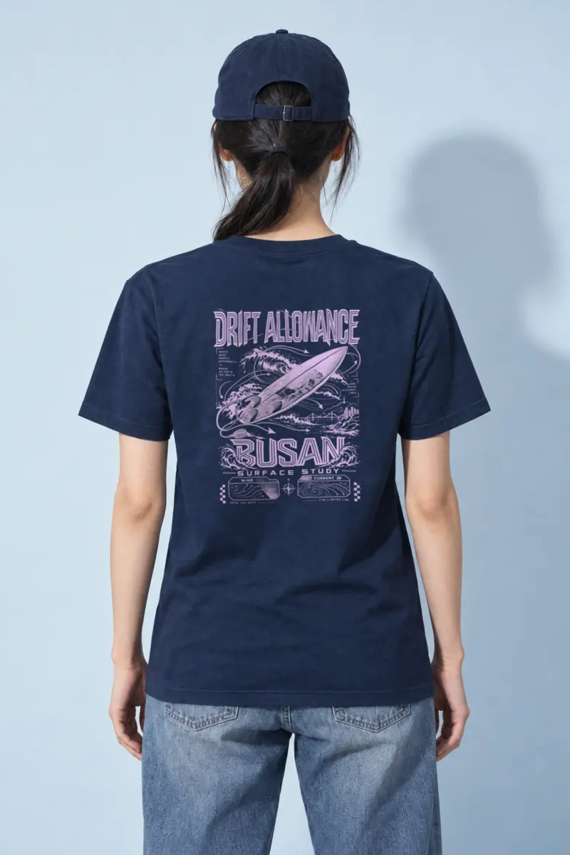 "Drift Allowance" Heavyweight Unisex Crewneck T-shirt