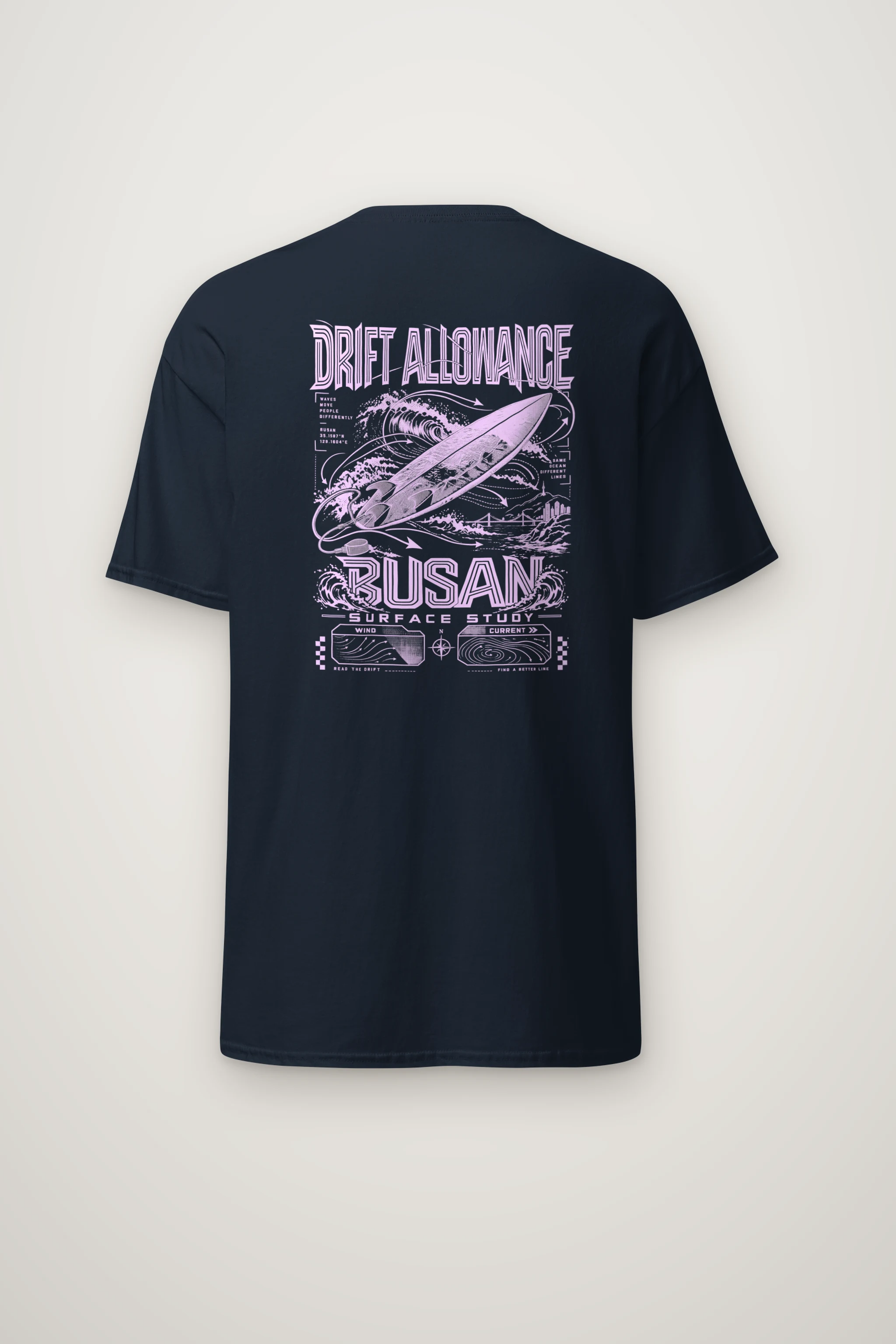 "Drift Allowance" Heavyweight Unisex Crewneck T-shirt