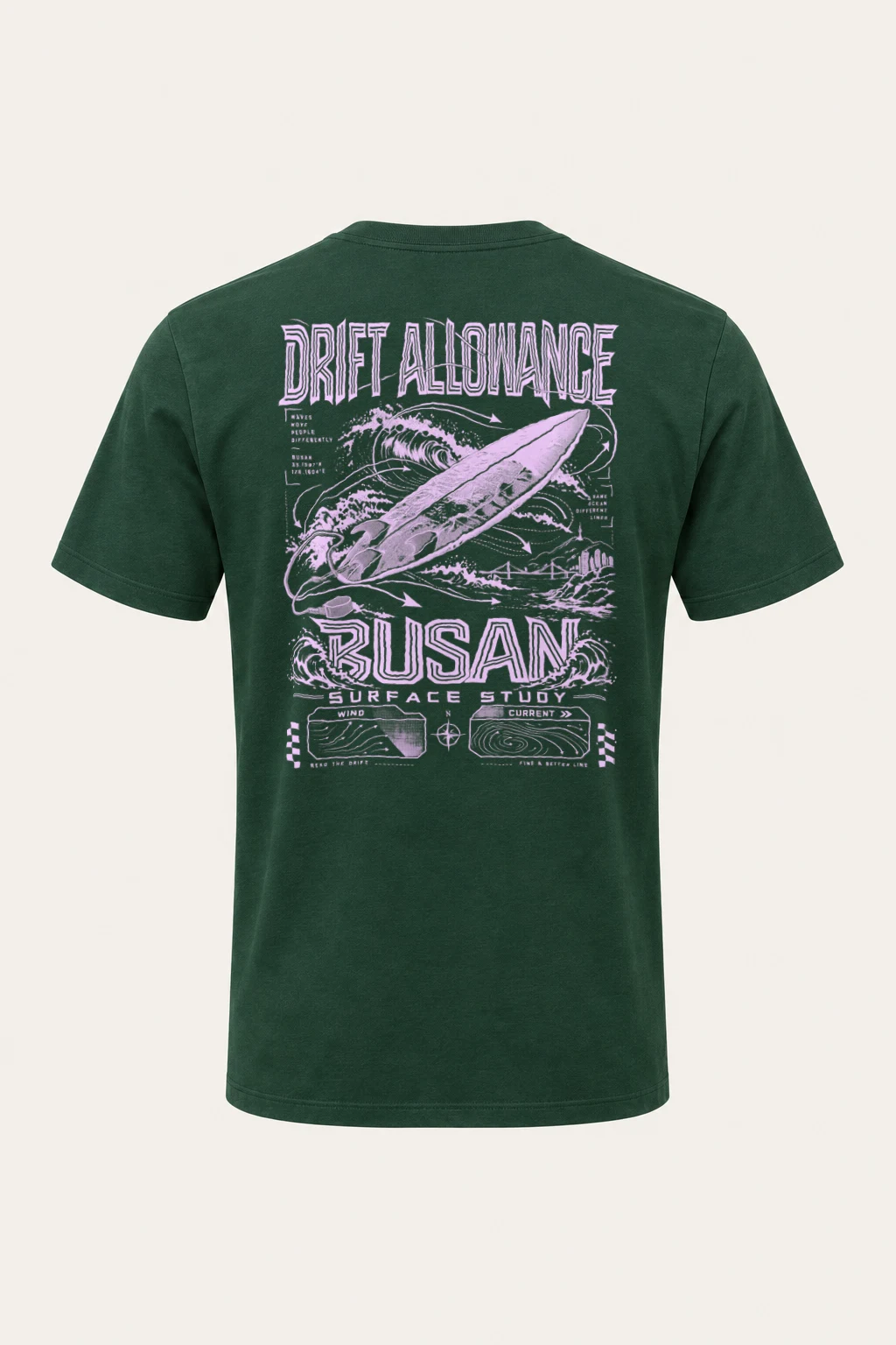 "Drift Allowance" Heavyweight Unisex Crewneck T-shirt | Gildan 5000
