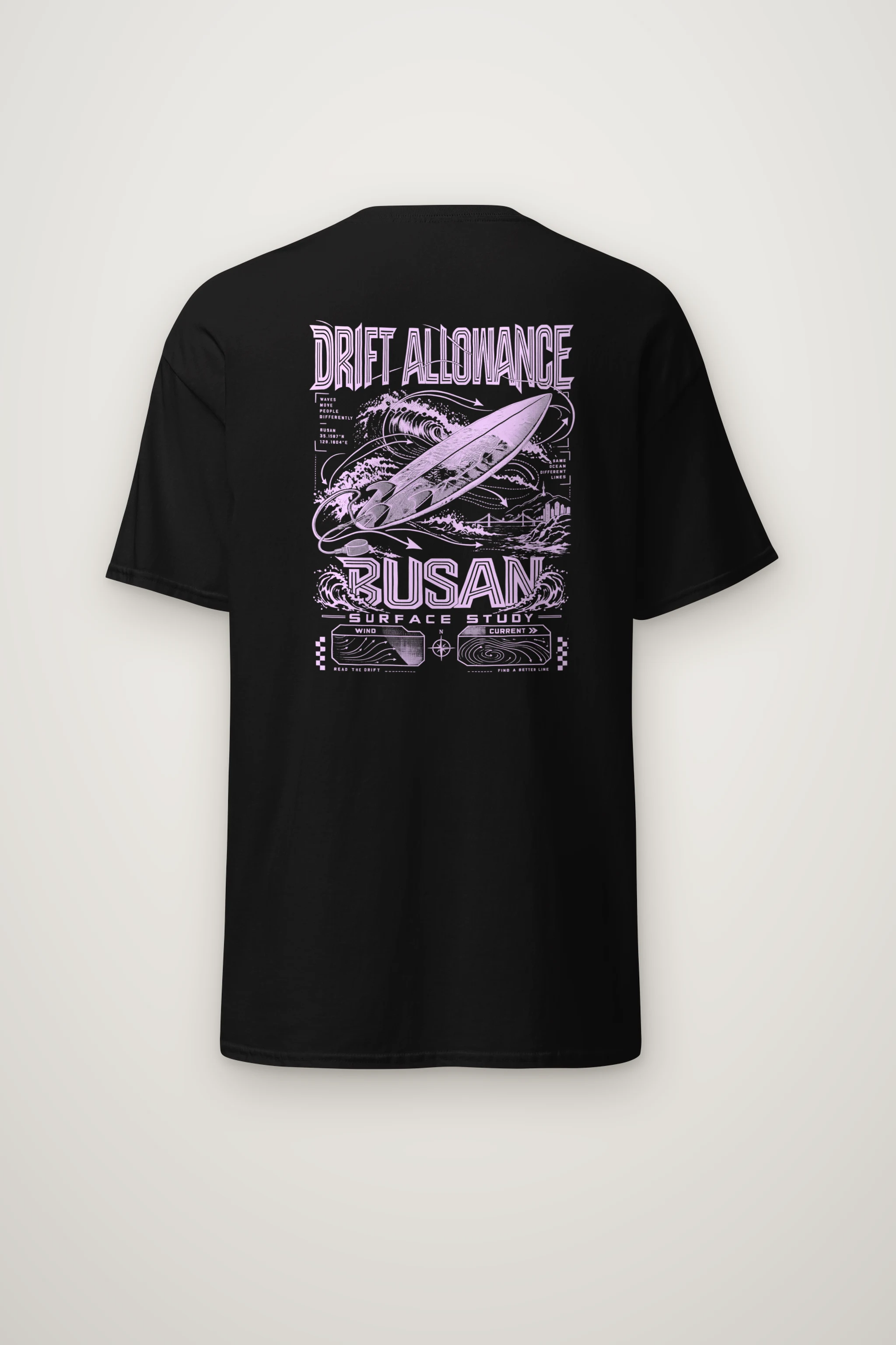 "Drift Allowance" Heavyweight Unisex Crewneck T-shirt