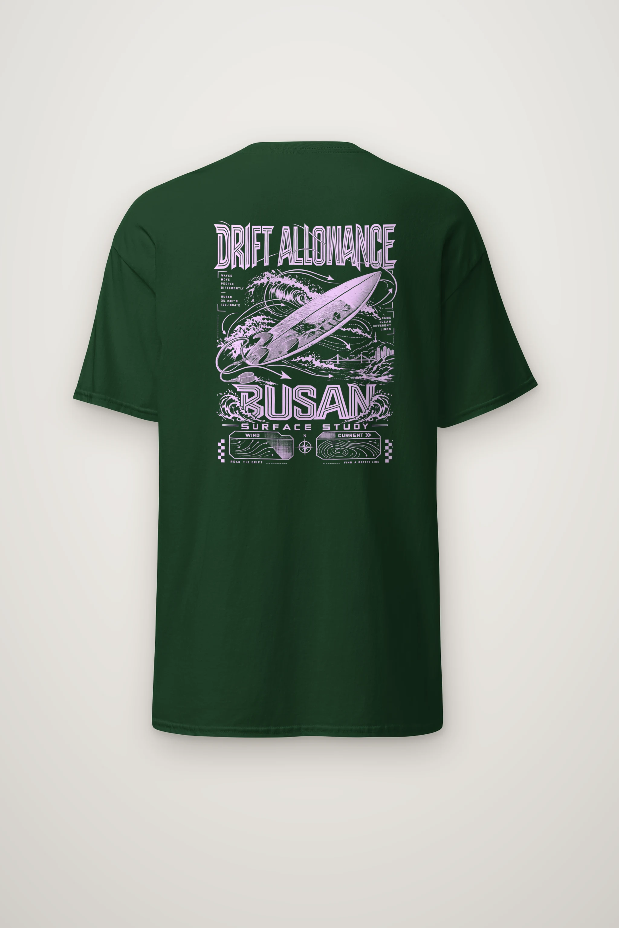 "Drift Allowance" Heavyweight Unisex Crewneck T-shirt