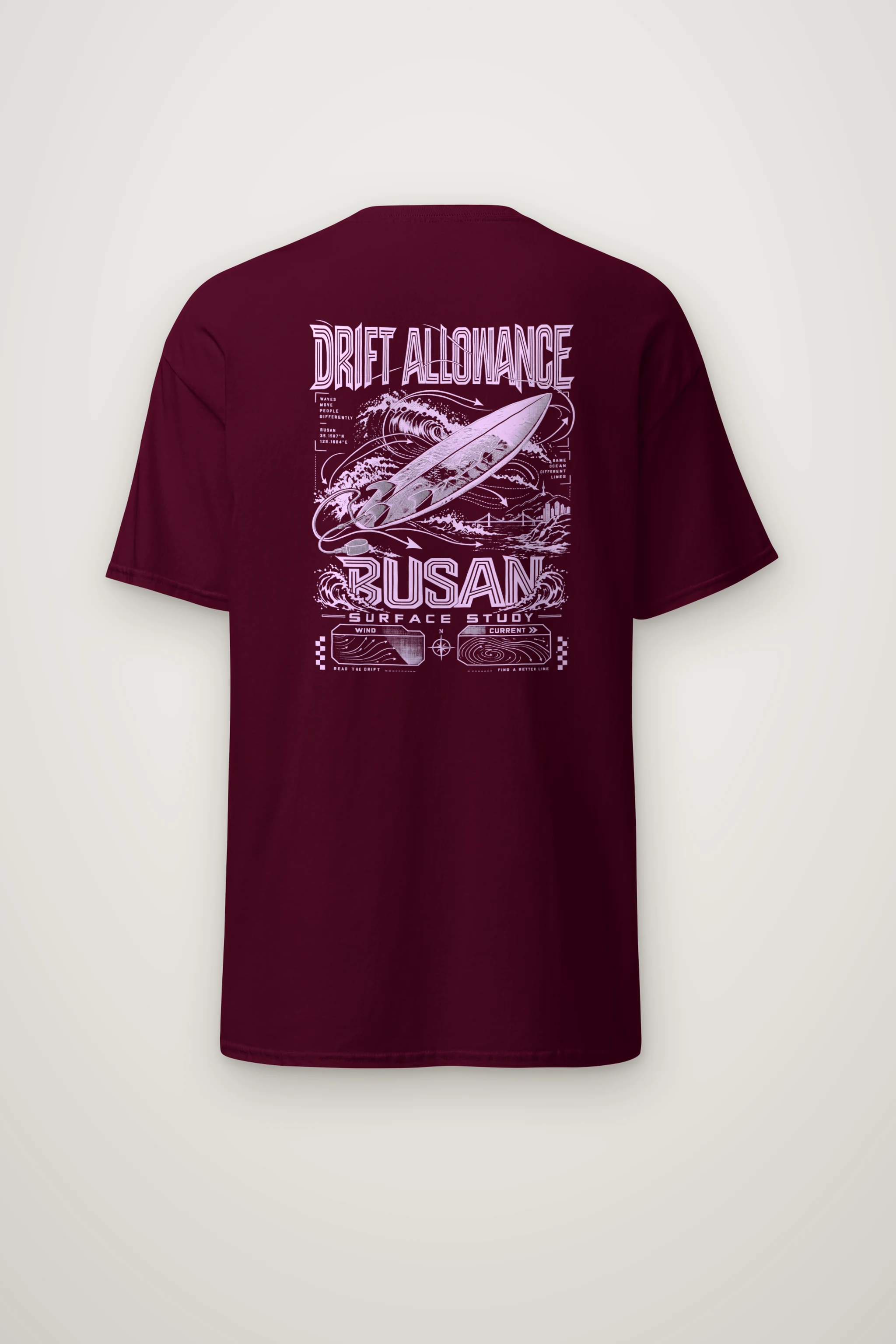 "Drift Allowance" Heavyweight Unisex Crewneck T-shirt