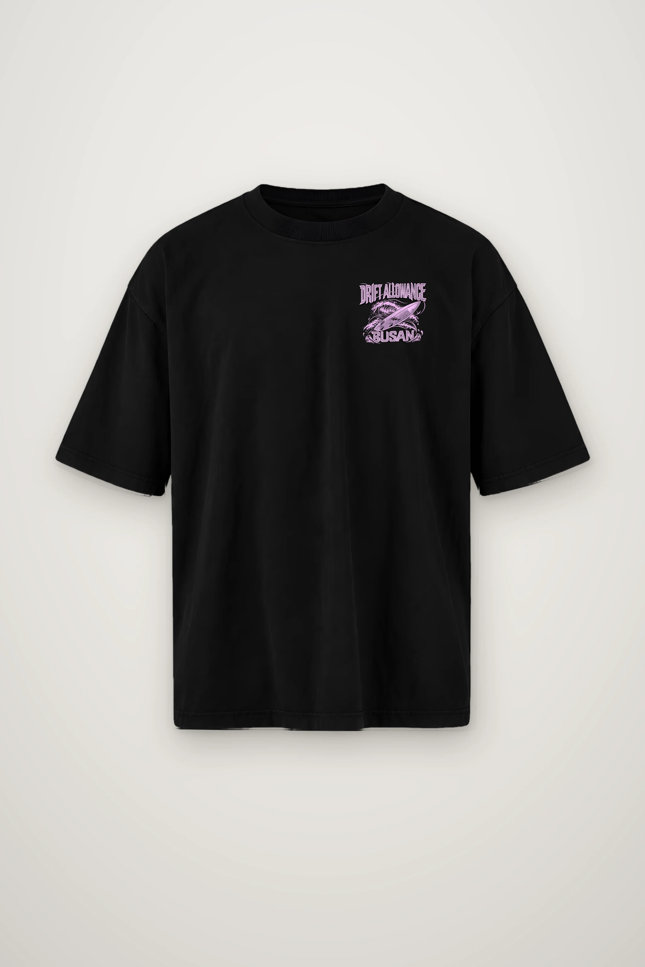 "Drift Allowance" Men's Oversized Heavyweight Crewneck T-Shirt