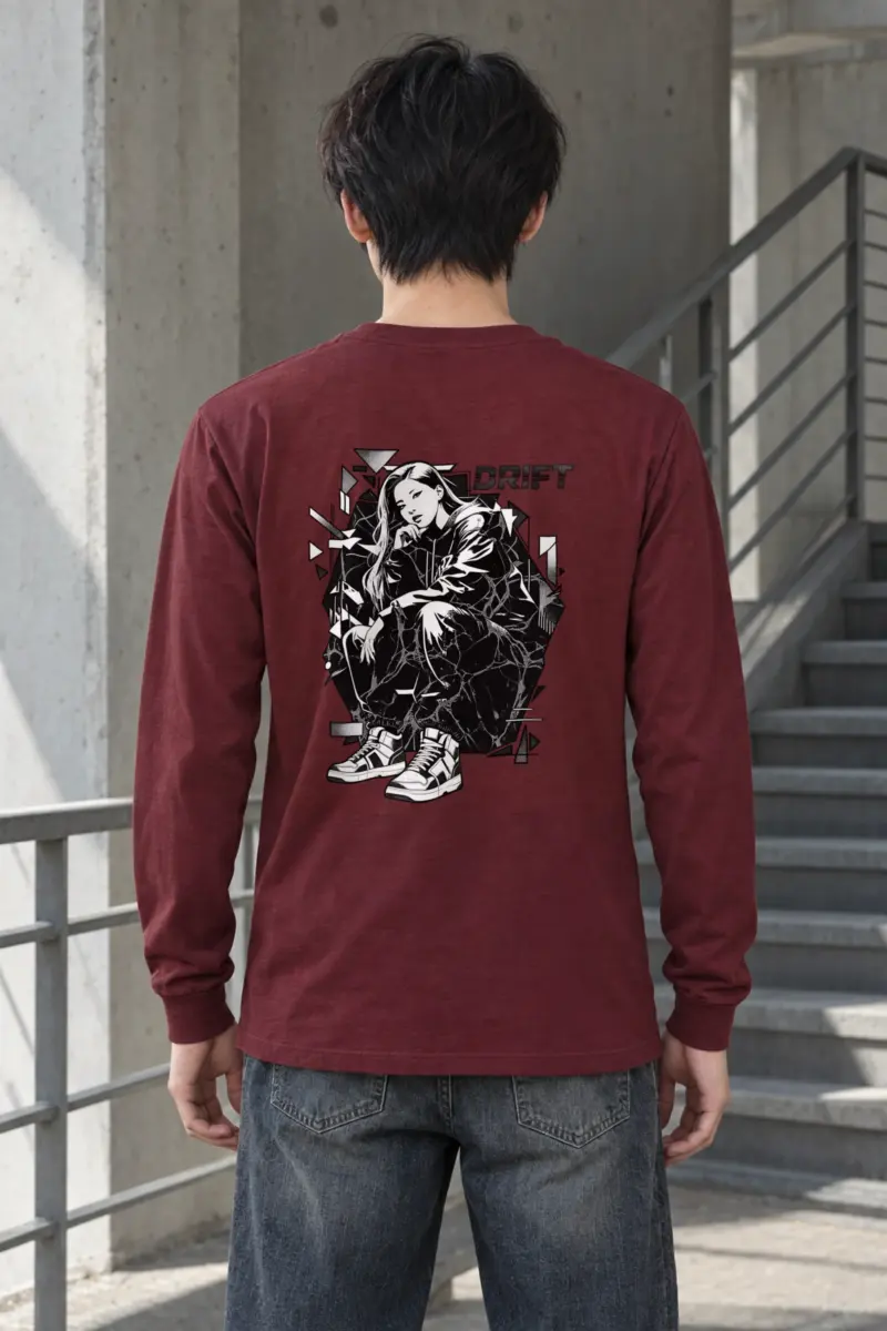 "Drift Crouch" Unisex Longsleeve T-shirt