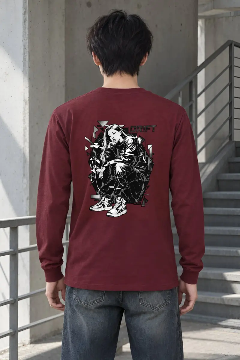 "Drift Crouch" Unisex Longsleeve T-shirt