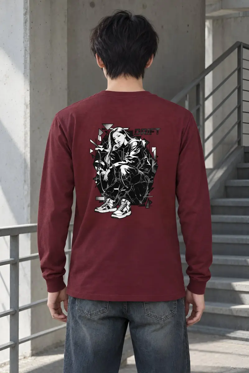 "Drift Crouch" Unisex Longsleeve T-shirt