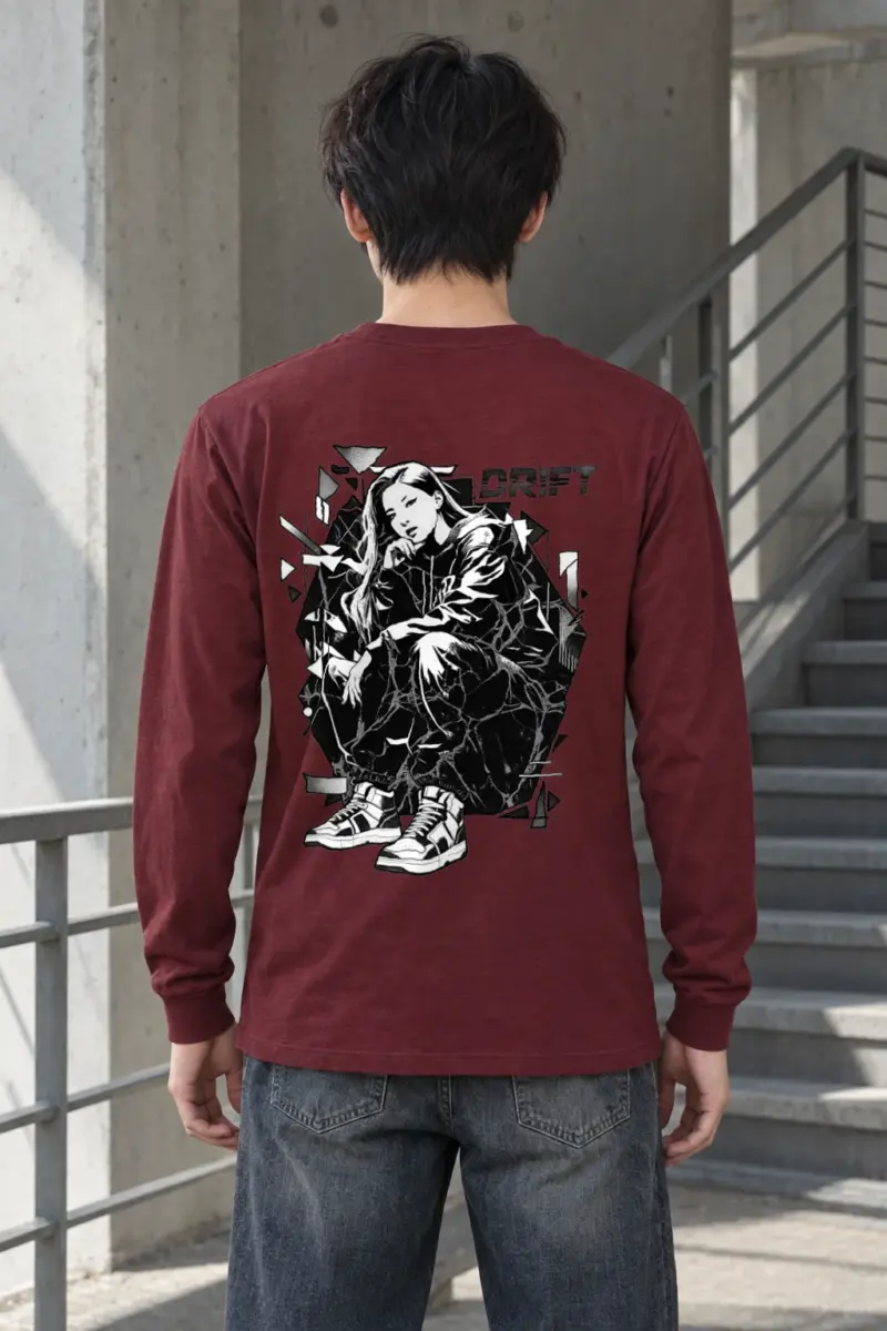 "Drift Crouch" Unisex Longsleeve T-shirt
