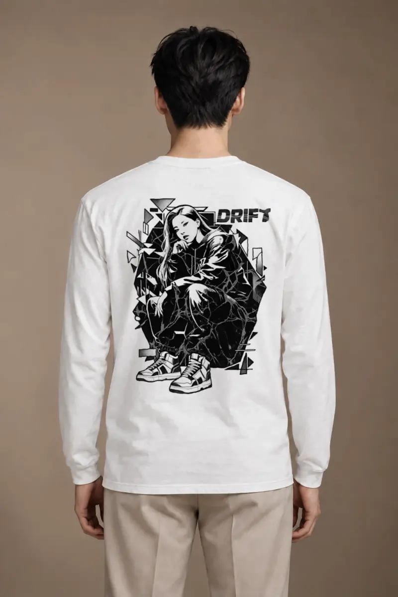 "Drift Crouch" Unisex Longsleeve T-shirt | Gildan 2400