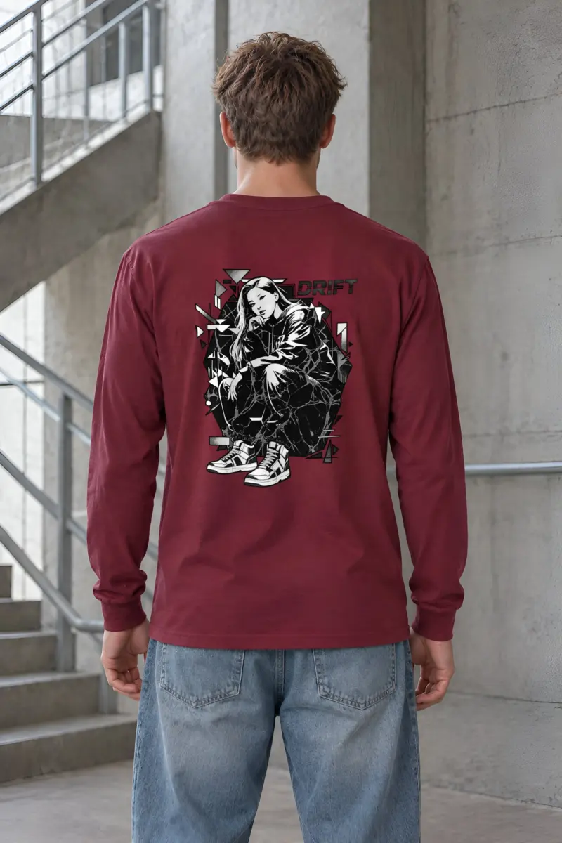 "Drift Crouch" Unisex Longsleeve T-shirt