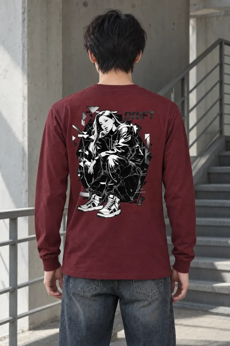 "Drift Crouch" Unisex Longsleeve T-shirt