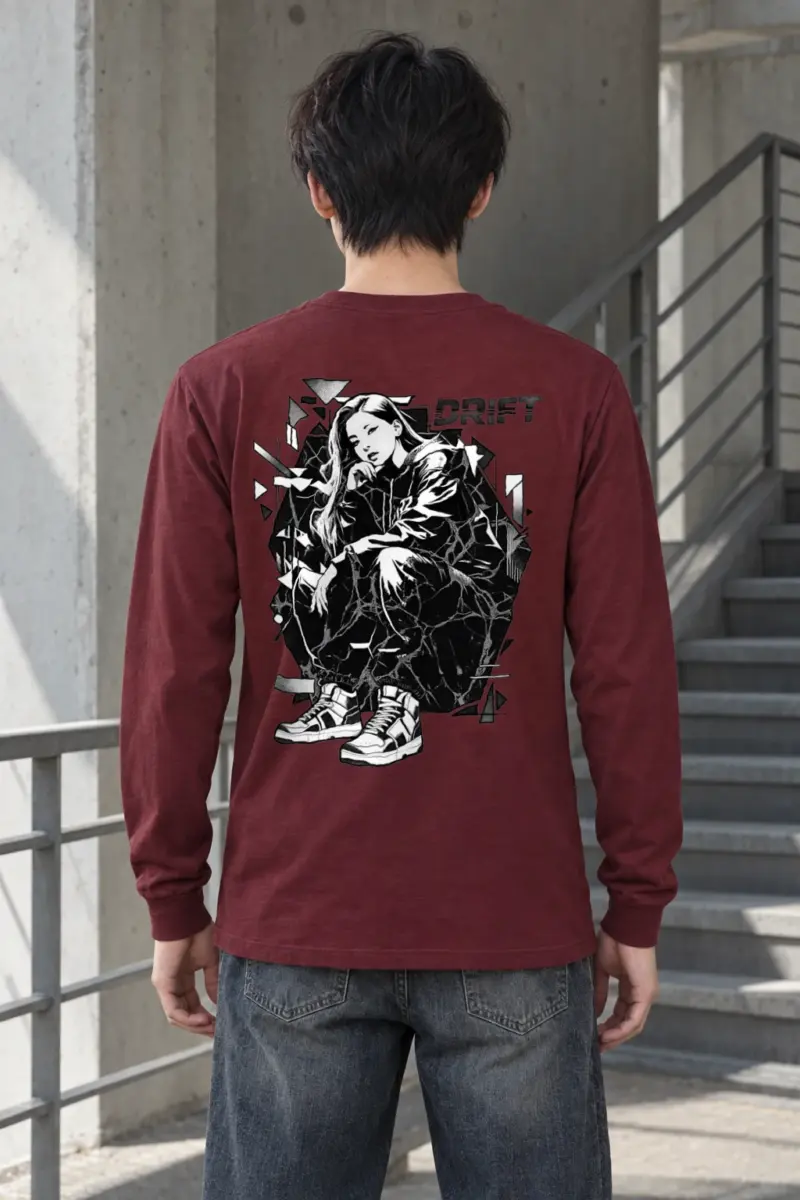 "Drift Crouch" Unisex Longsleeve T-shirt