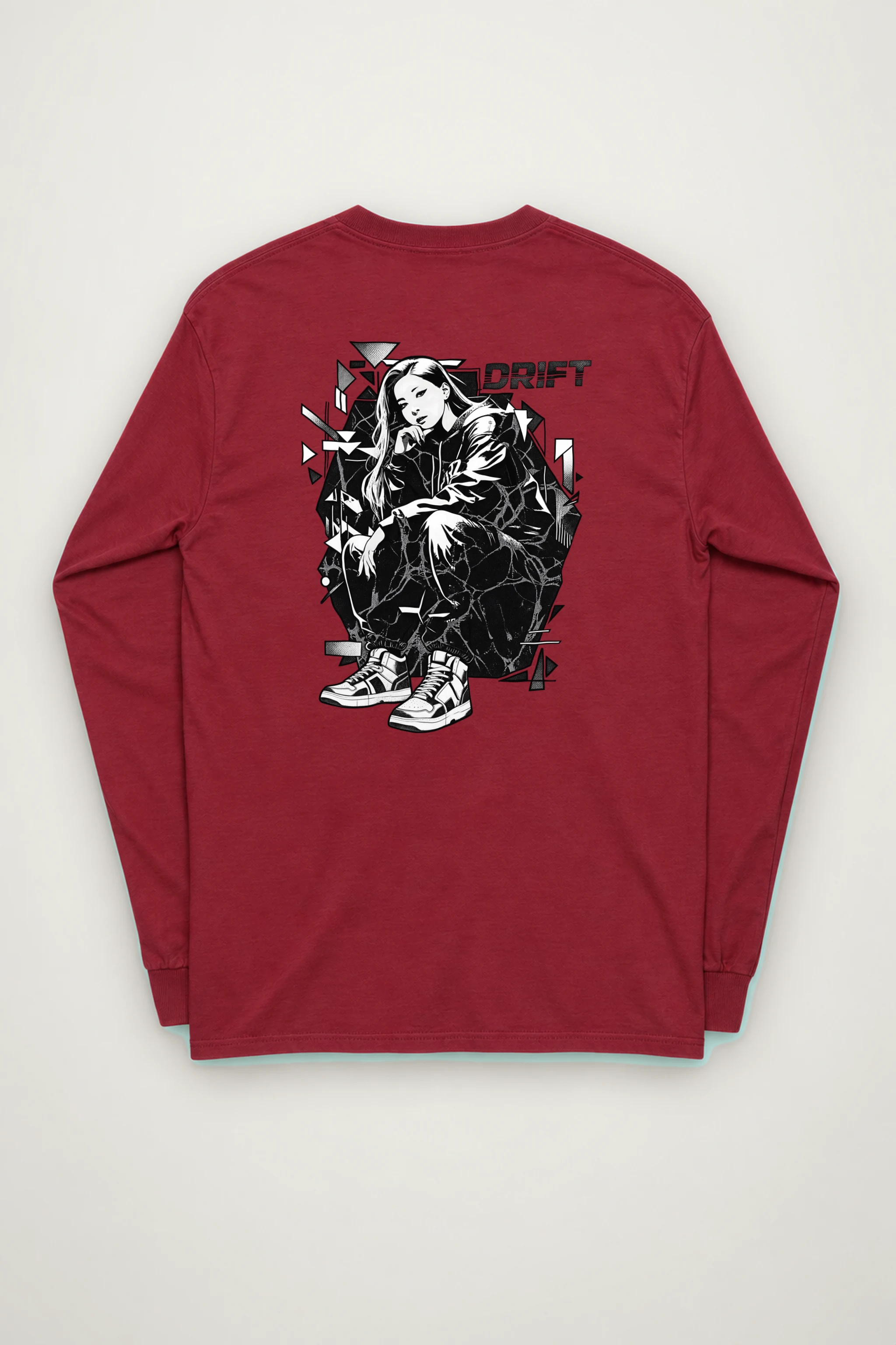 "Drift Crouch" Unisex Longsleeve T-shirt