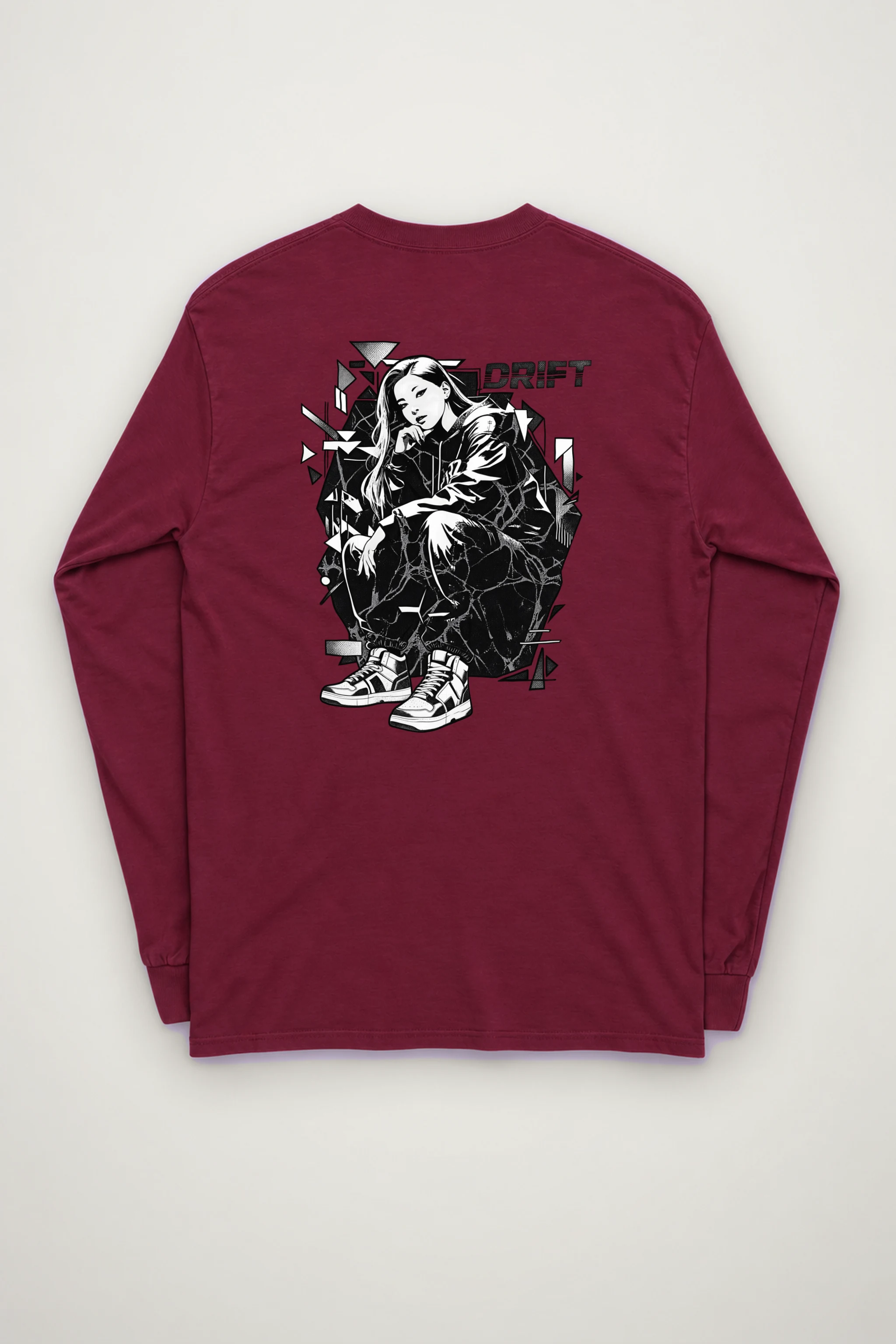 "Drift Crouch" Unisex Longsleeve T-shirt